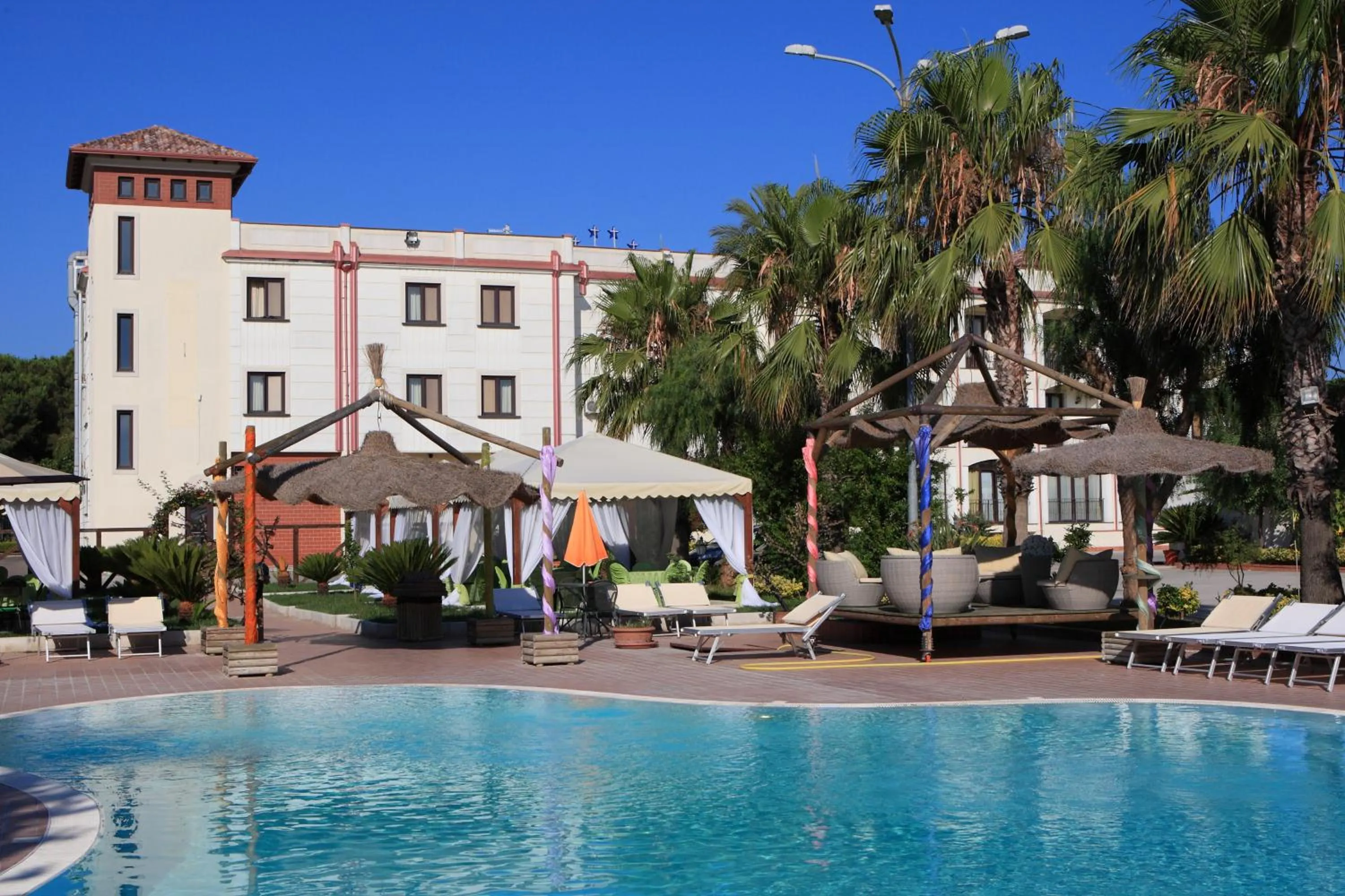 Patio in Venus Park Hotel