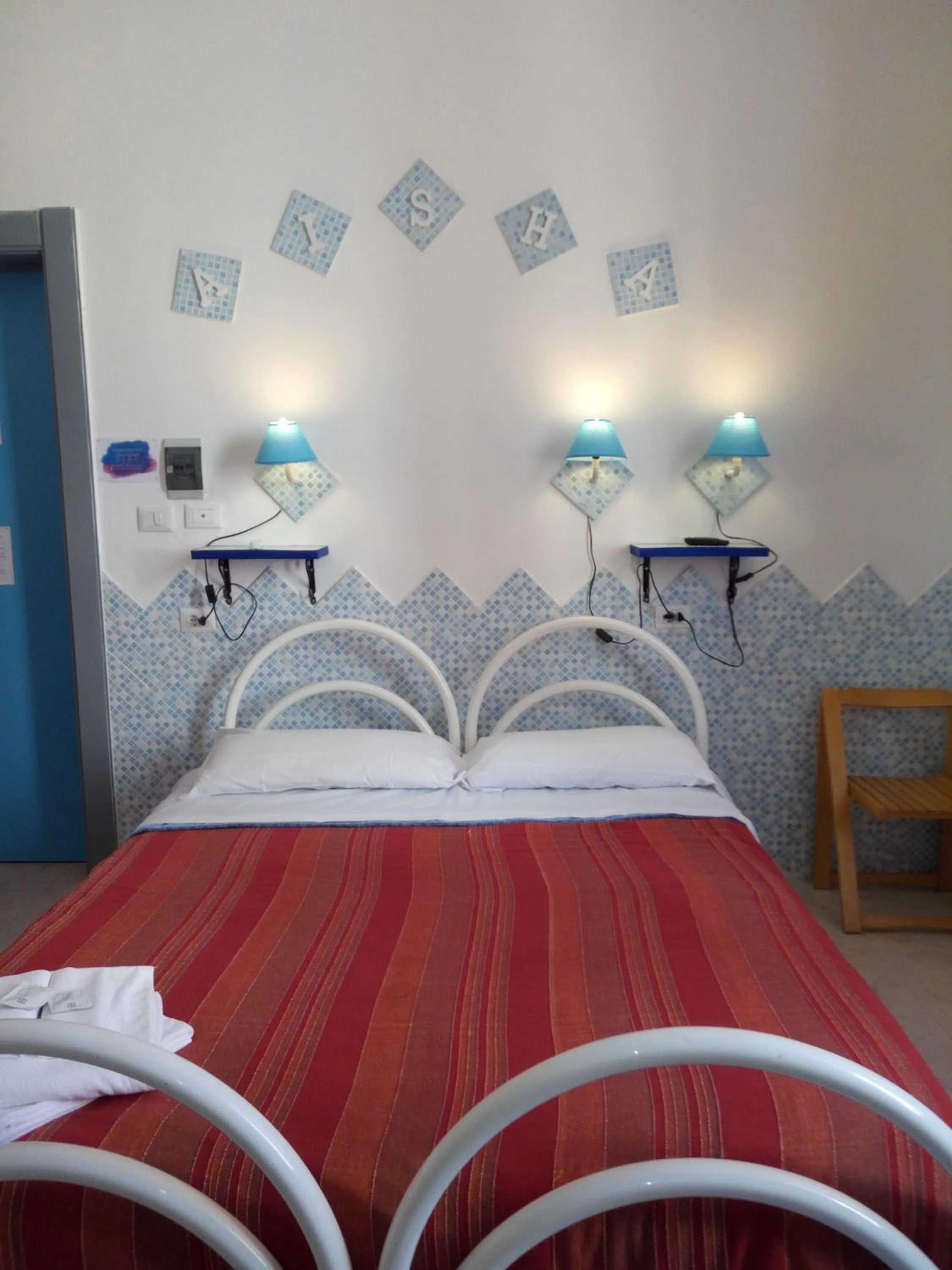 Bed in Villa Arazurrina