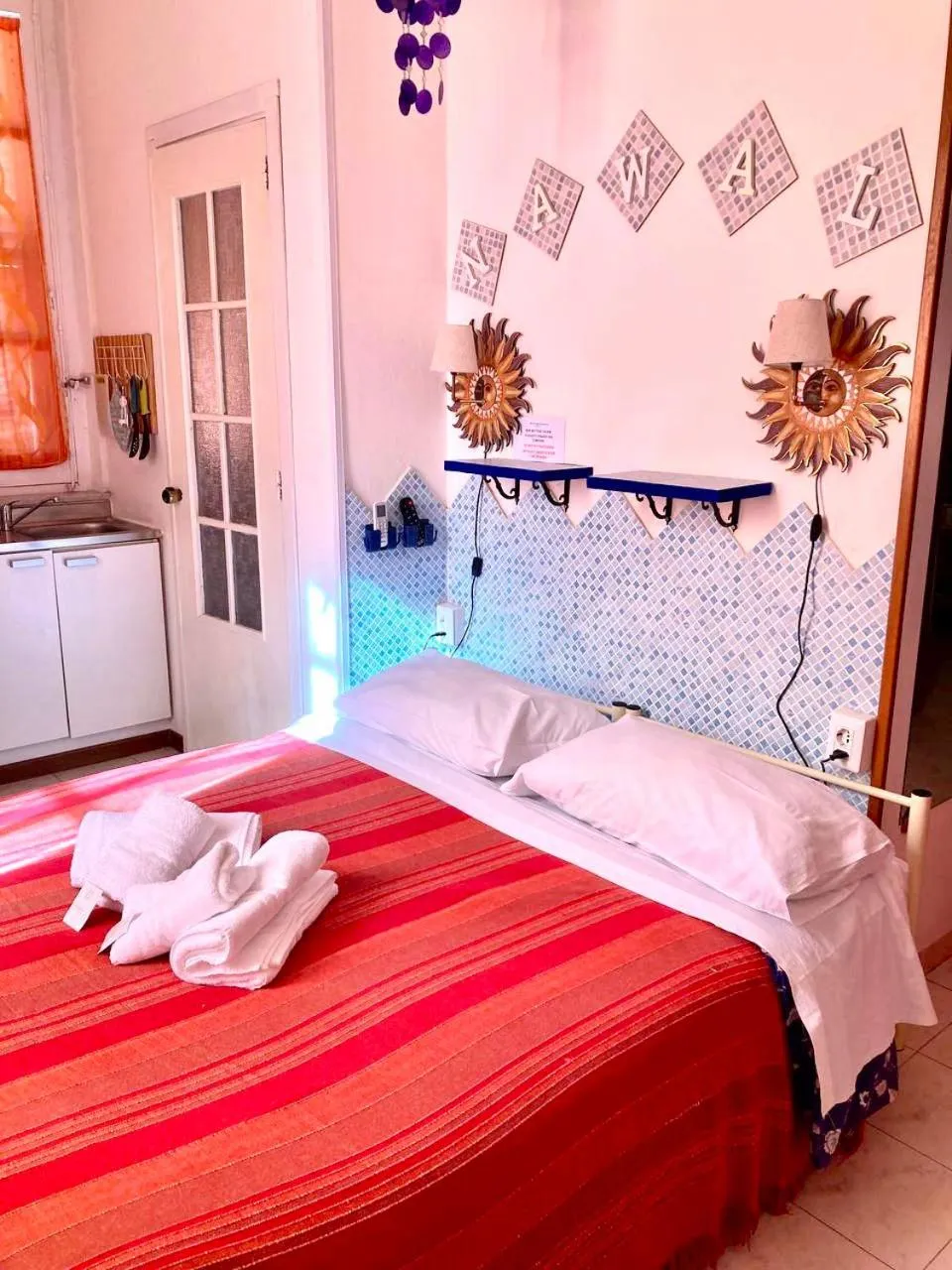 Bed in Villa Arazurrina