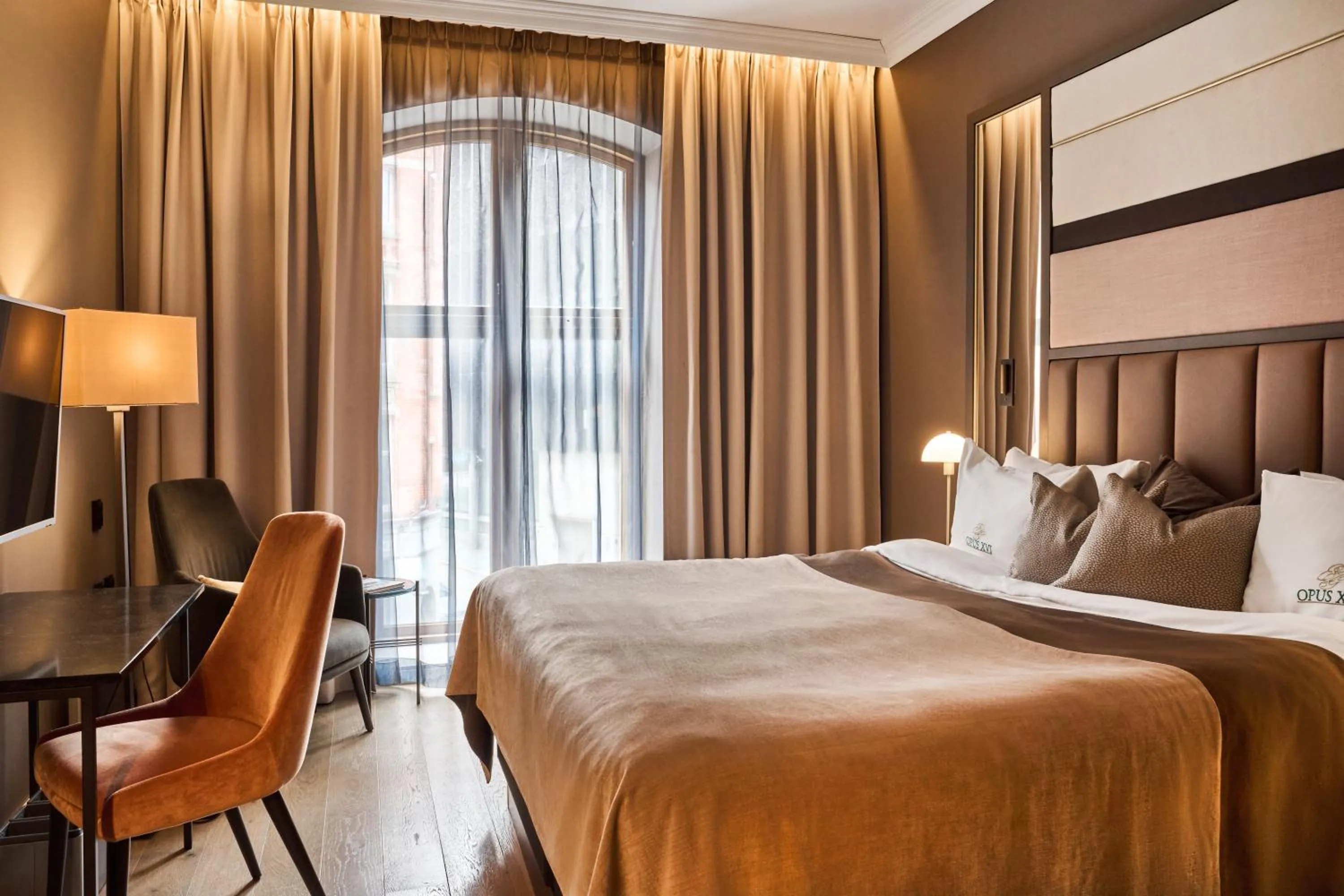 Bed in Opus 16, a Member of Small Luxury Hotels