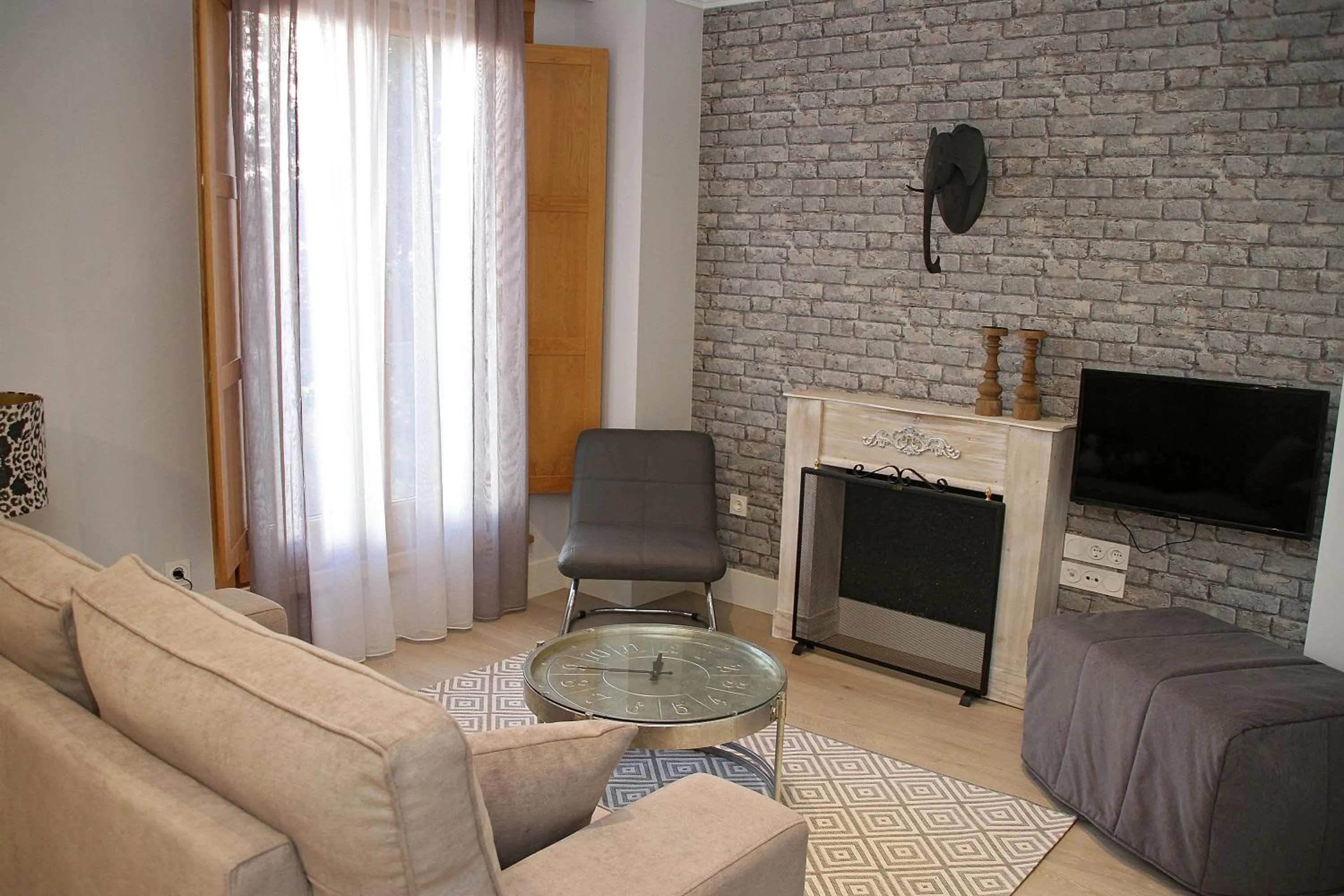 Living room in Principia Suites