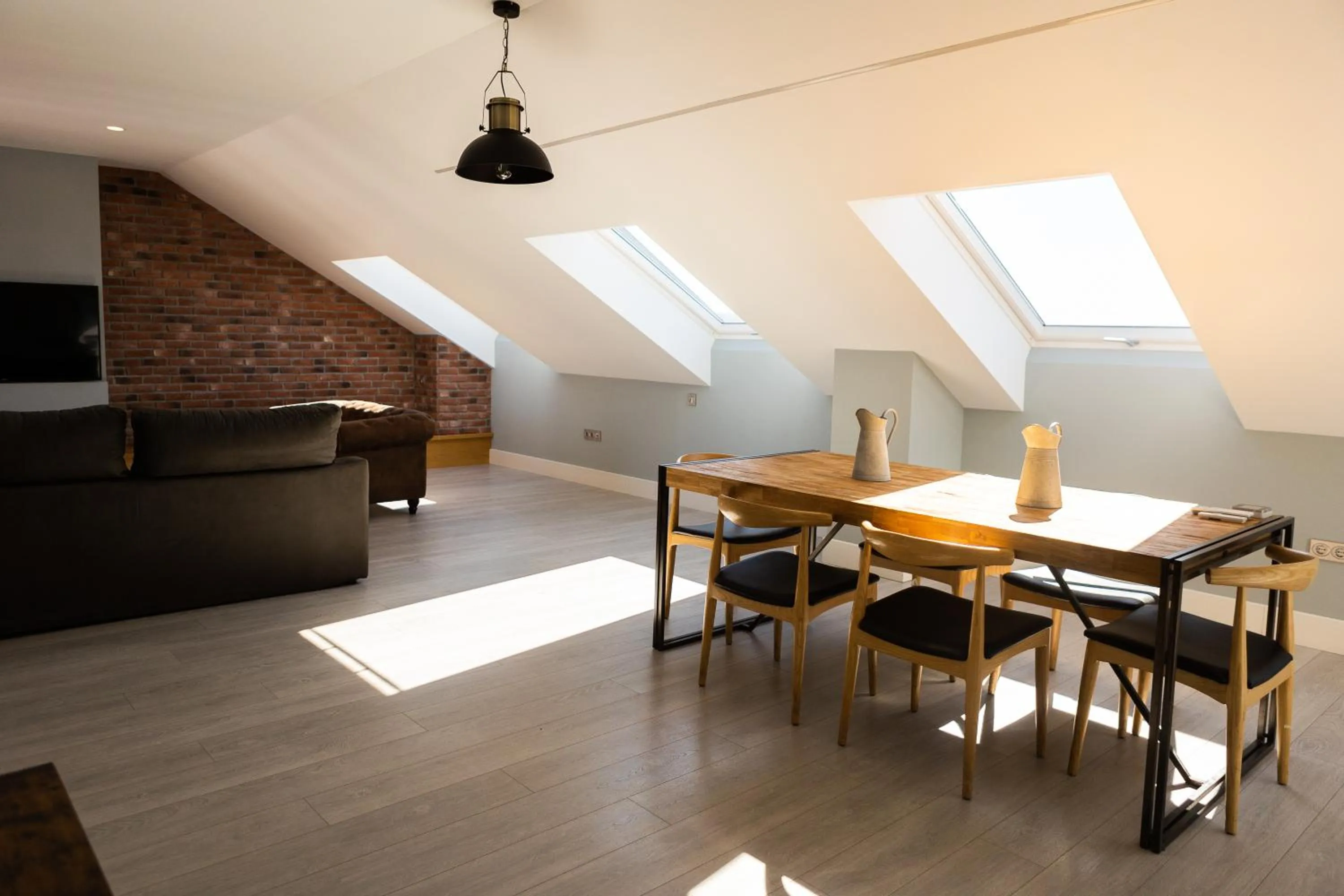 Dining area in Principia Suites