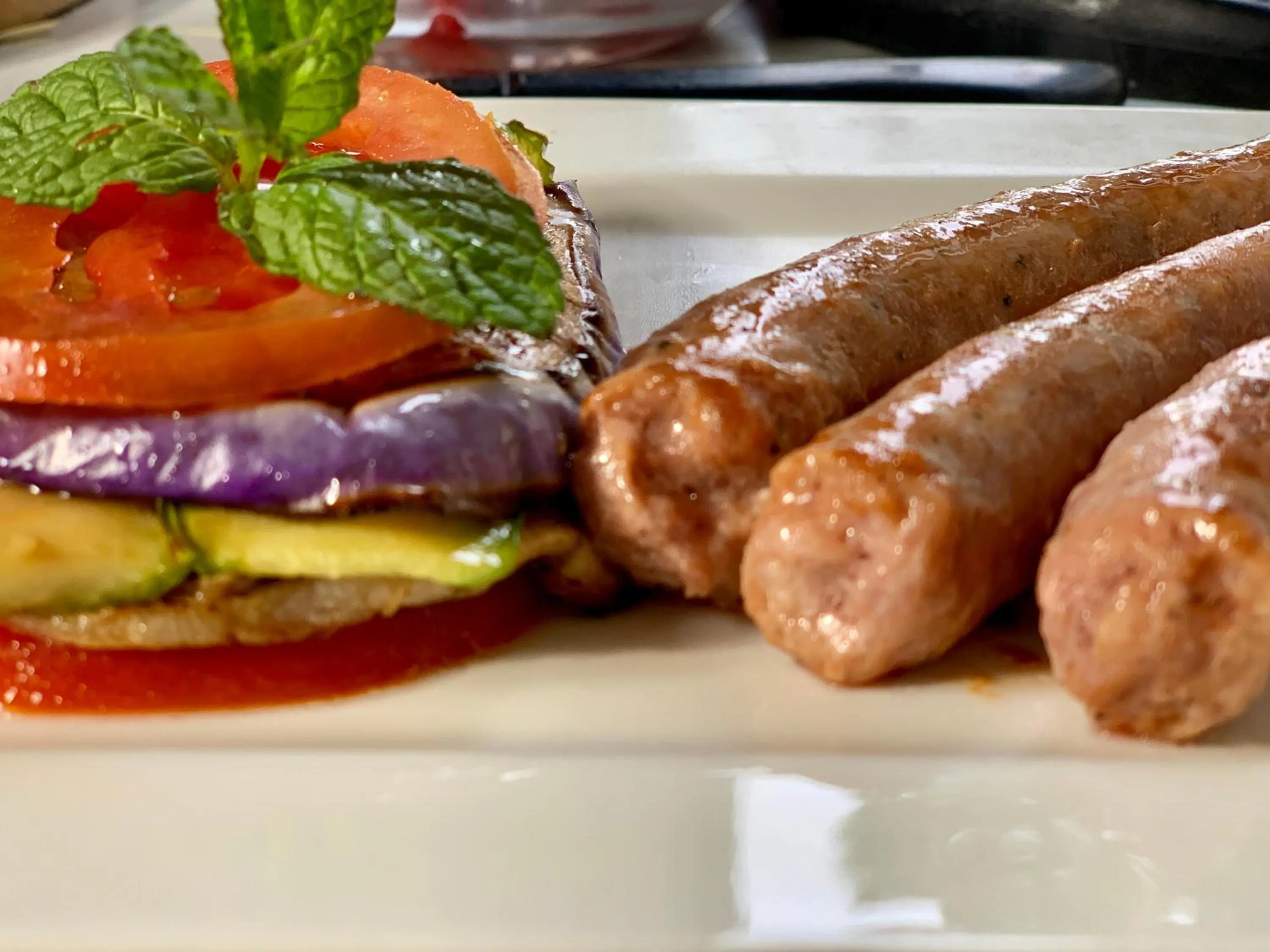 Food close-up in Villino Eleonora