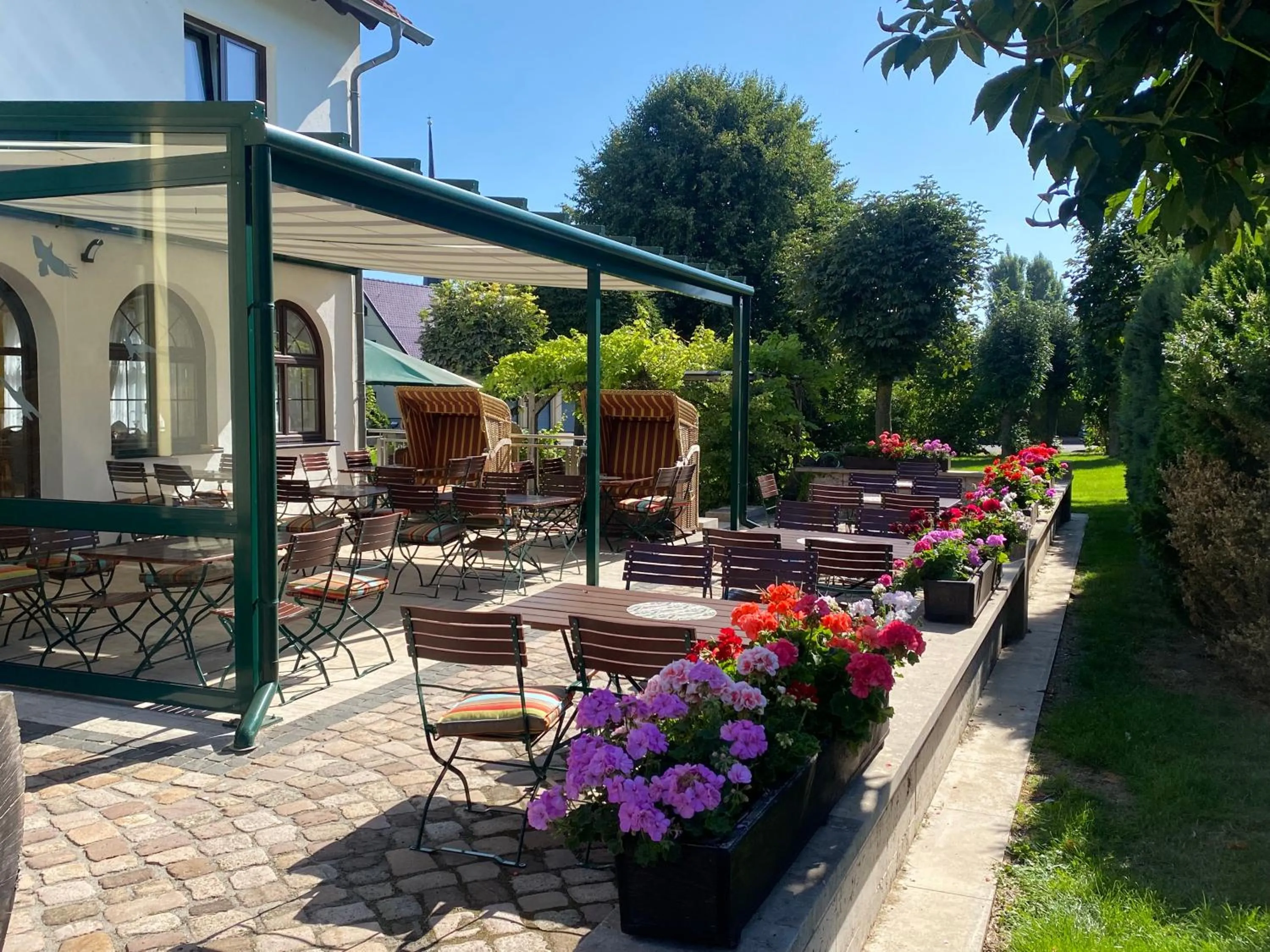 Balcony/Terrace in Hotel Schwartze