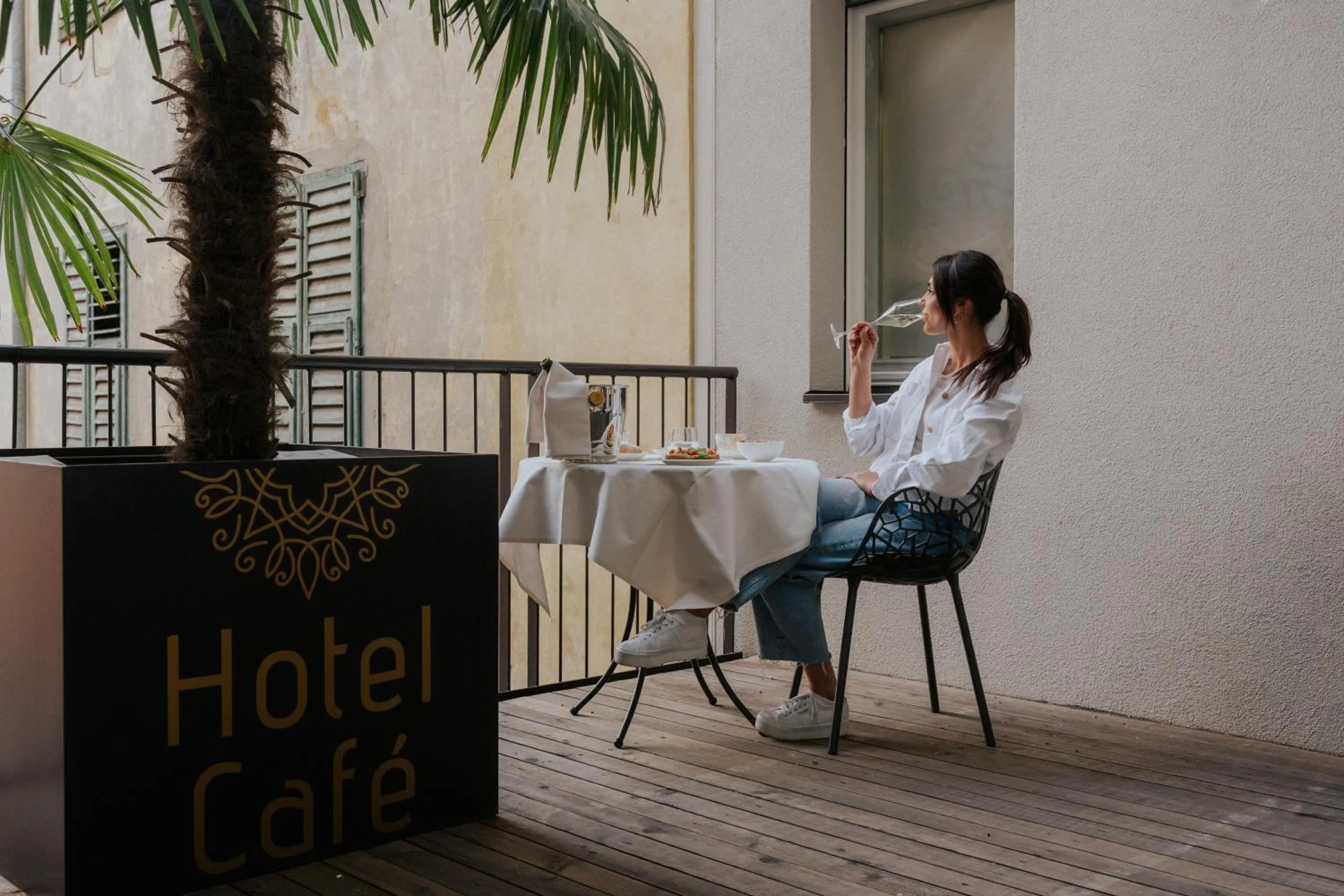 Balcony/Terrace in Guesthouse Suiteseven