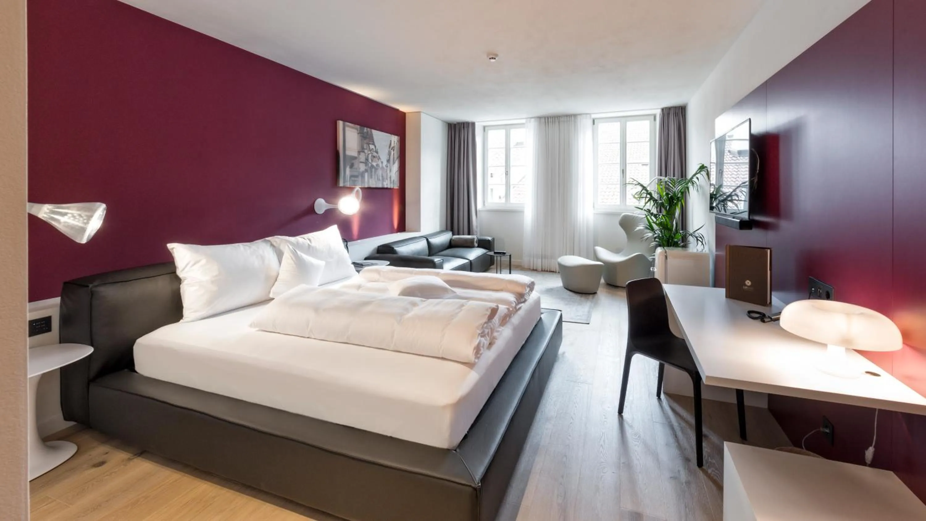 Bed in Guesthouse Suiteseven