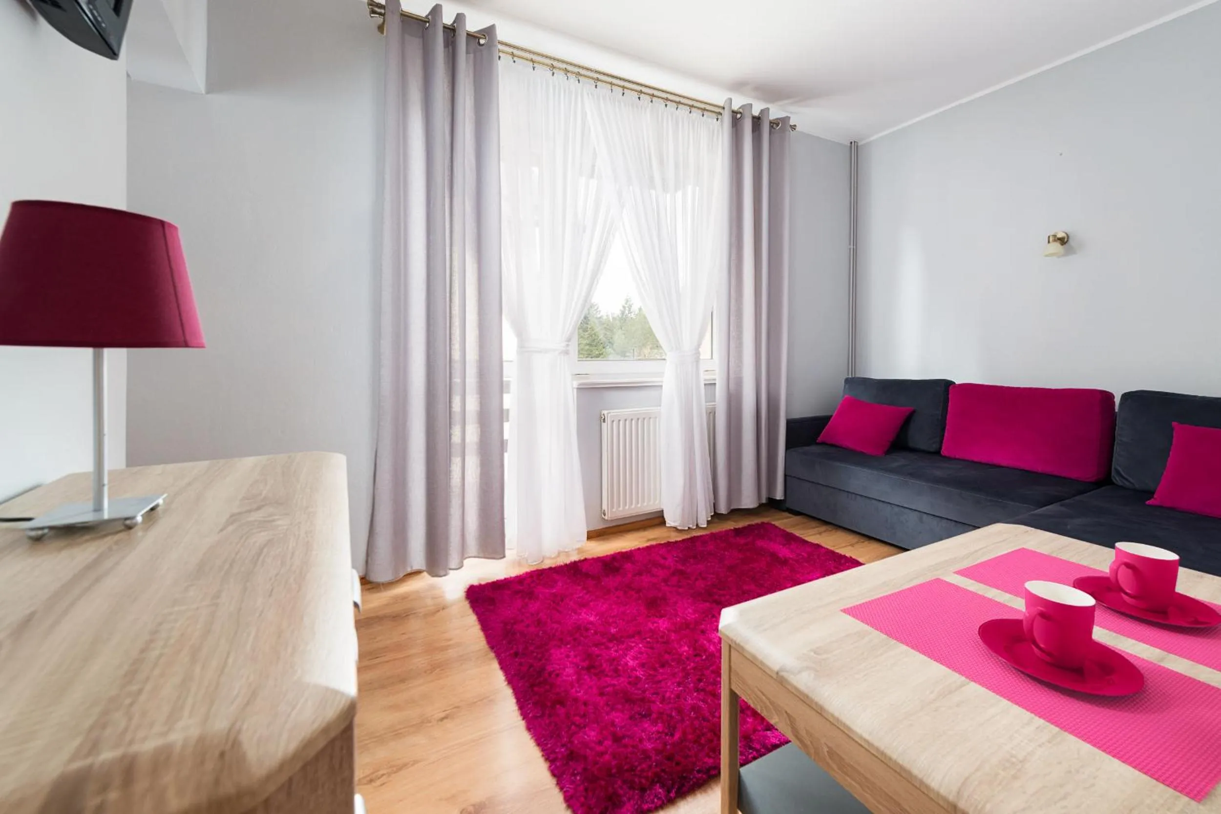 Seating area, Bed in Dom Wypoczynkowy Arka