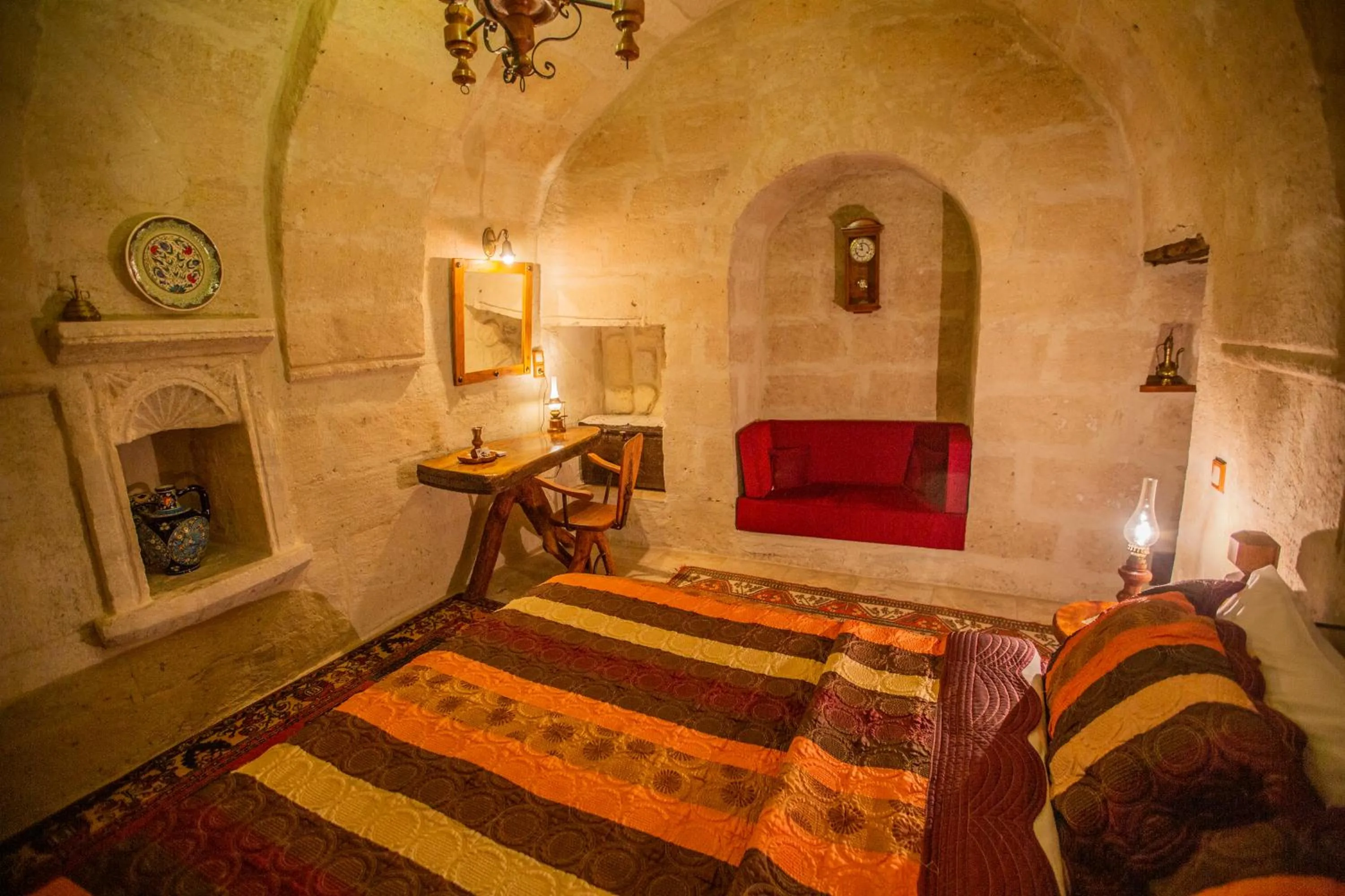 Bed in Koza Cave Hotel