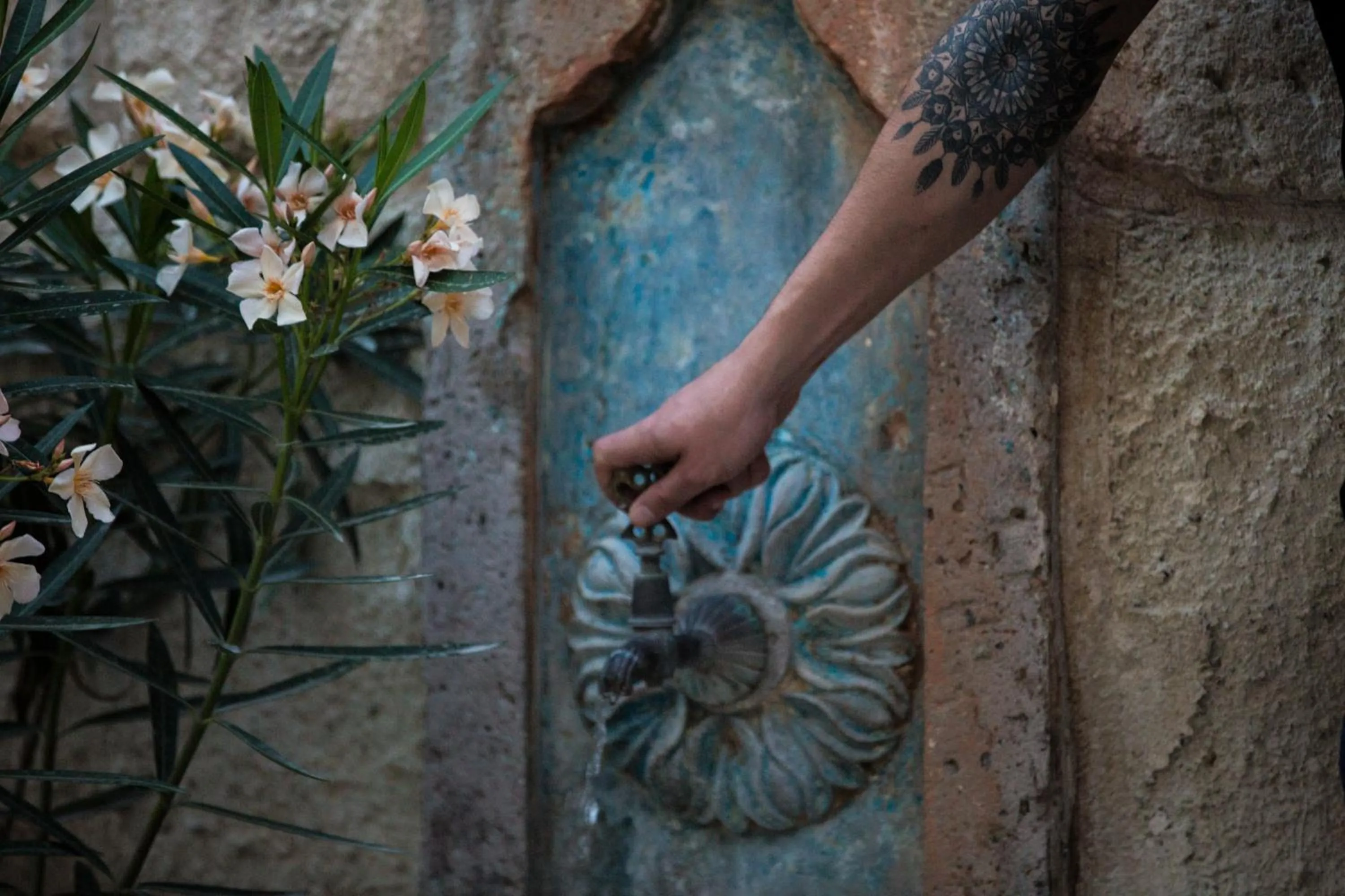 Decorative detail in Koza Cave Hotel