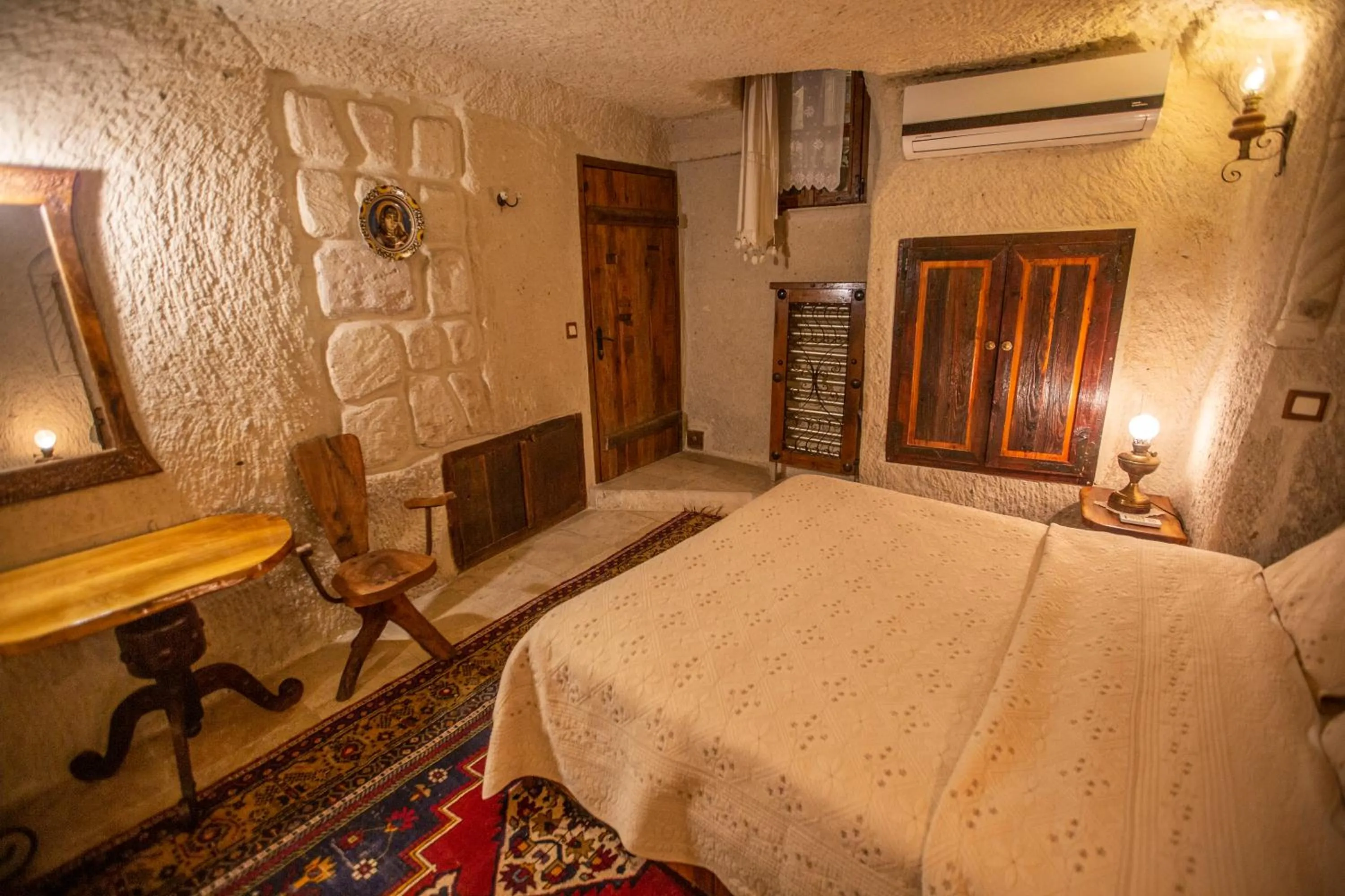 Bed in Koza Cave Hotel