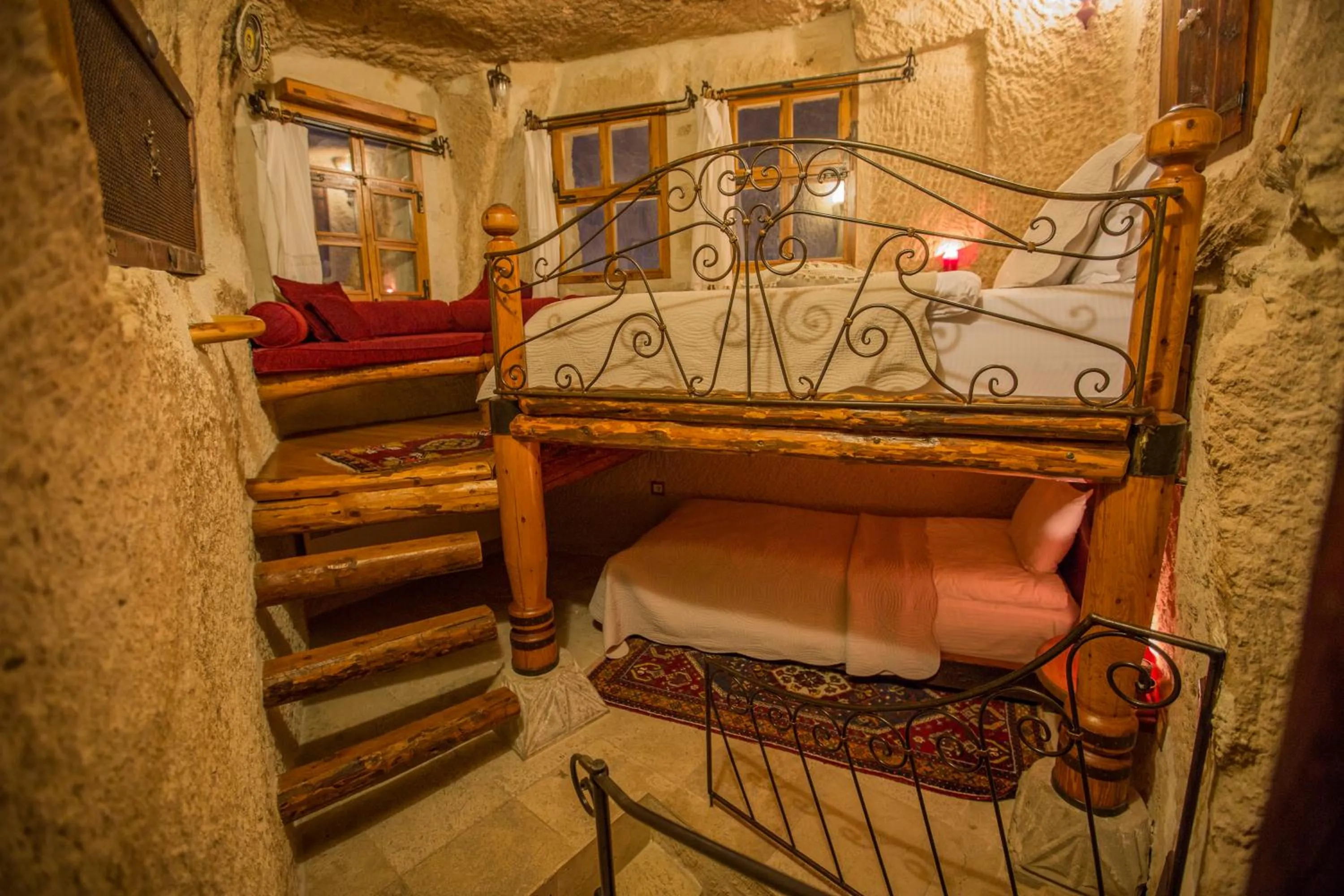 Bed in Koza Cave Hotel