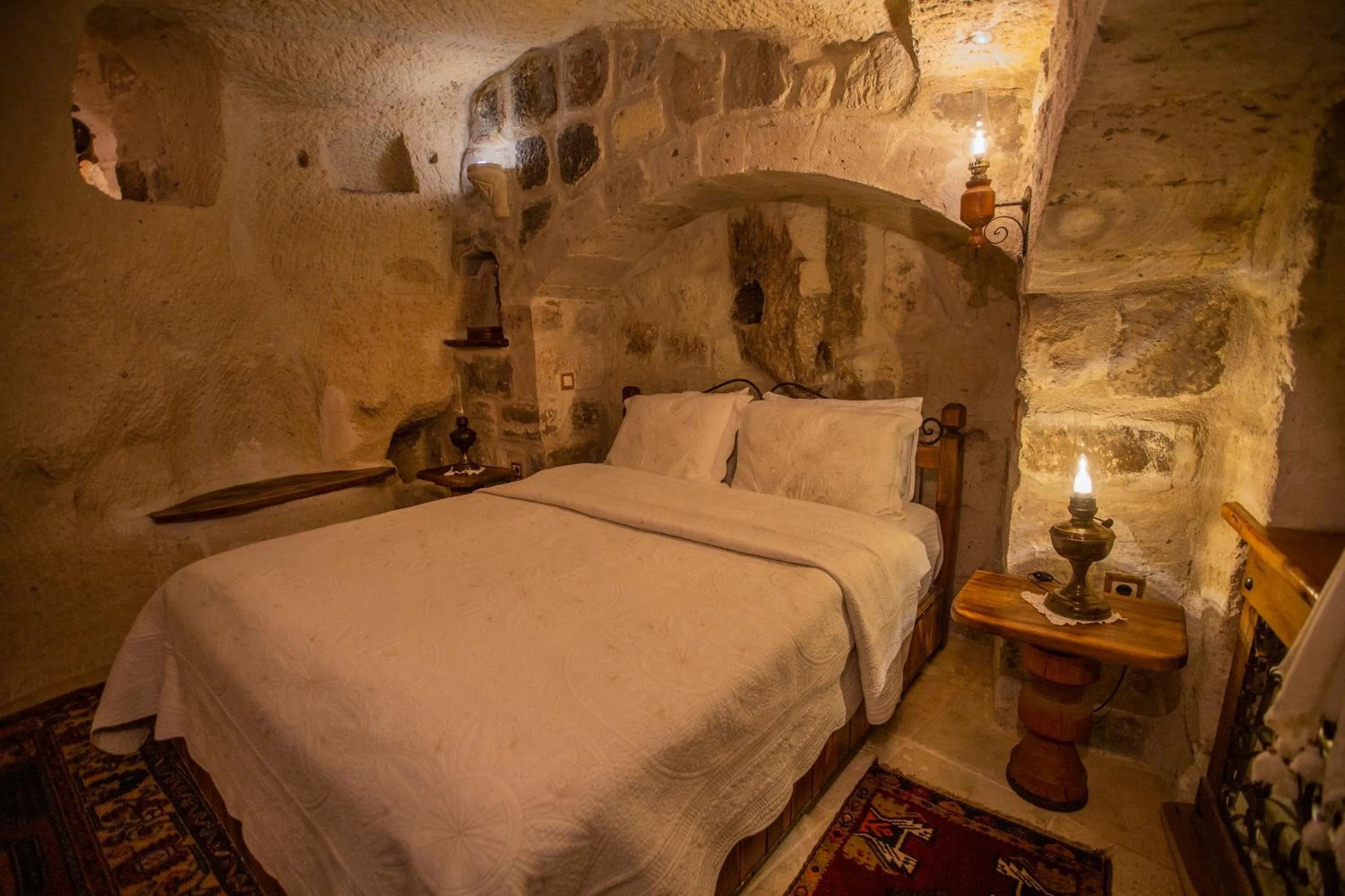 Bed in Koza Cave Hotel