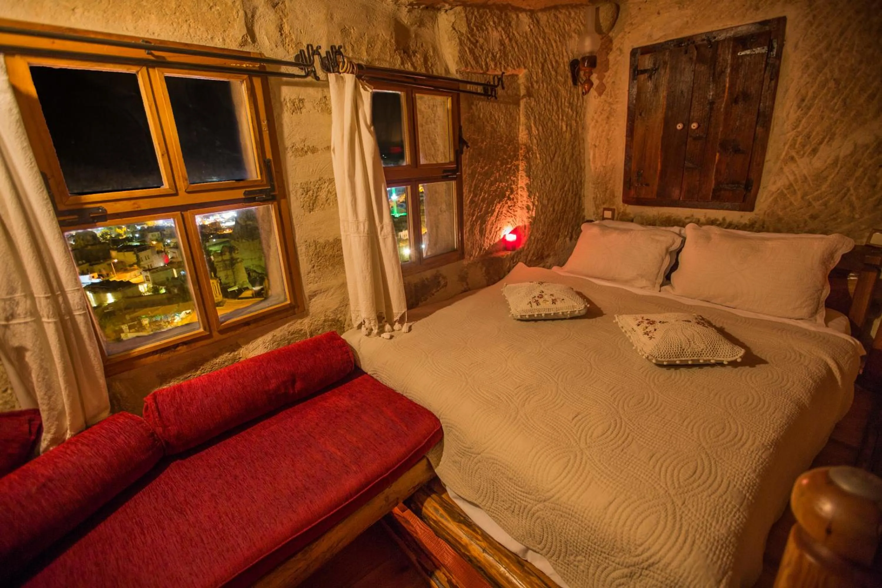 Bed in Koza Cave Hotel
