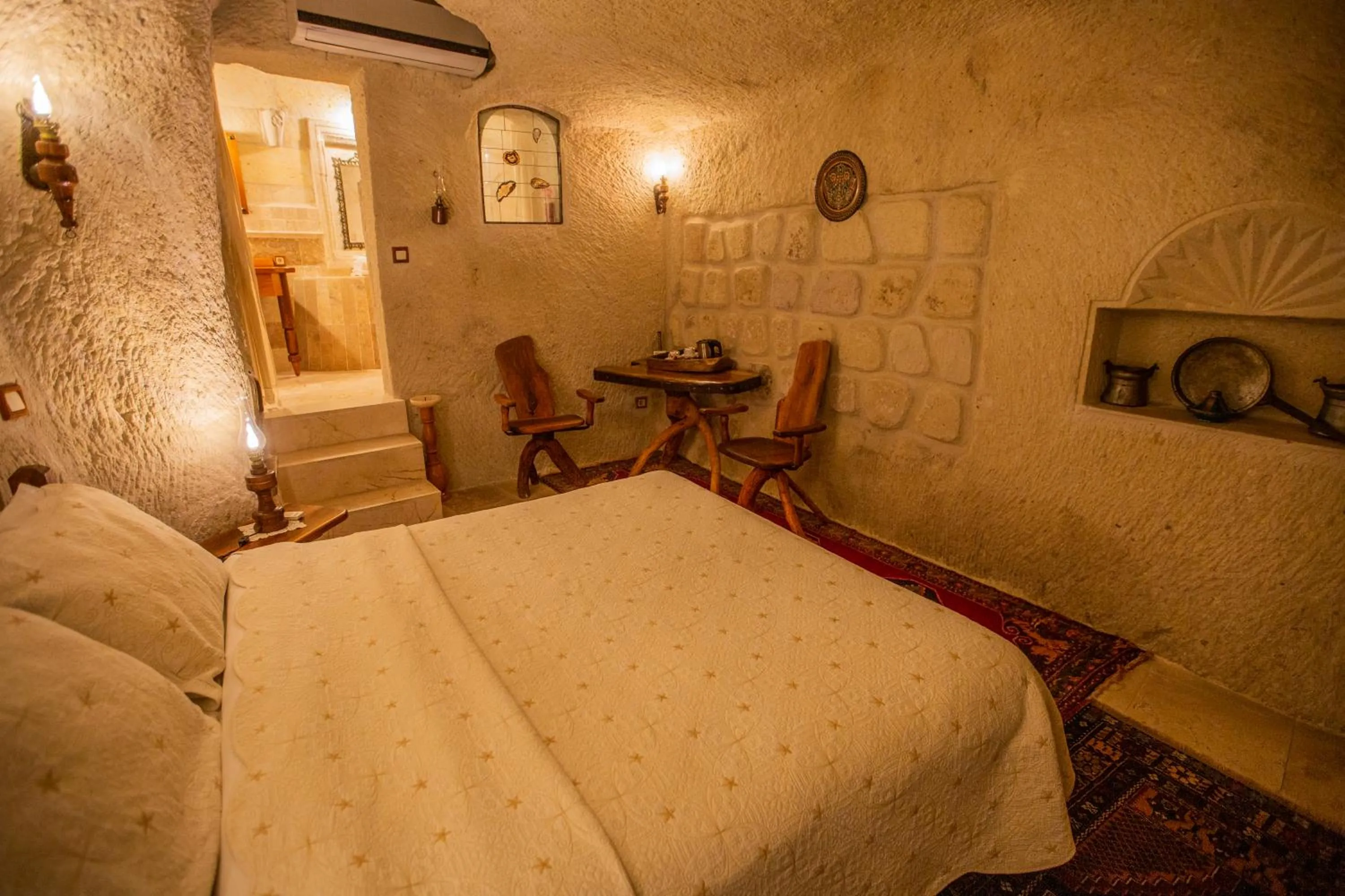 Bed in Koza Cave Hotel