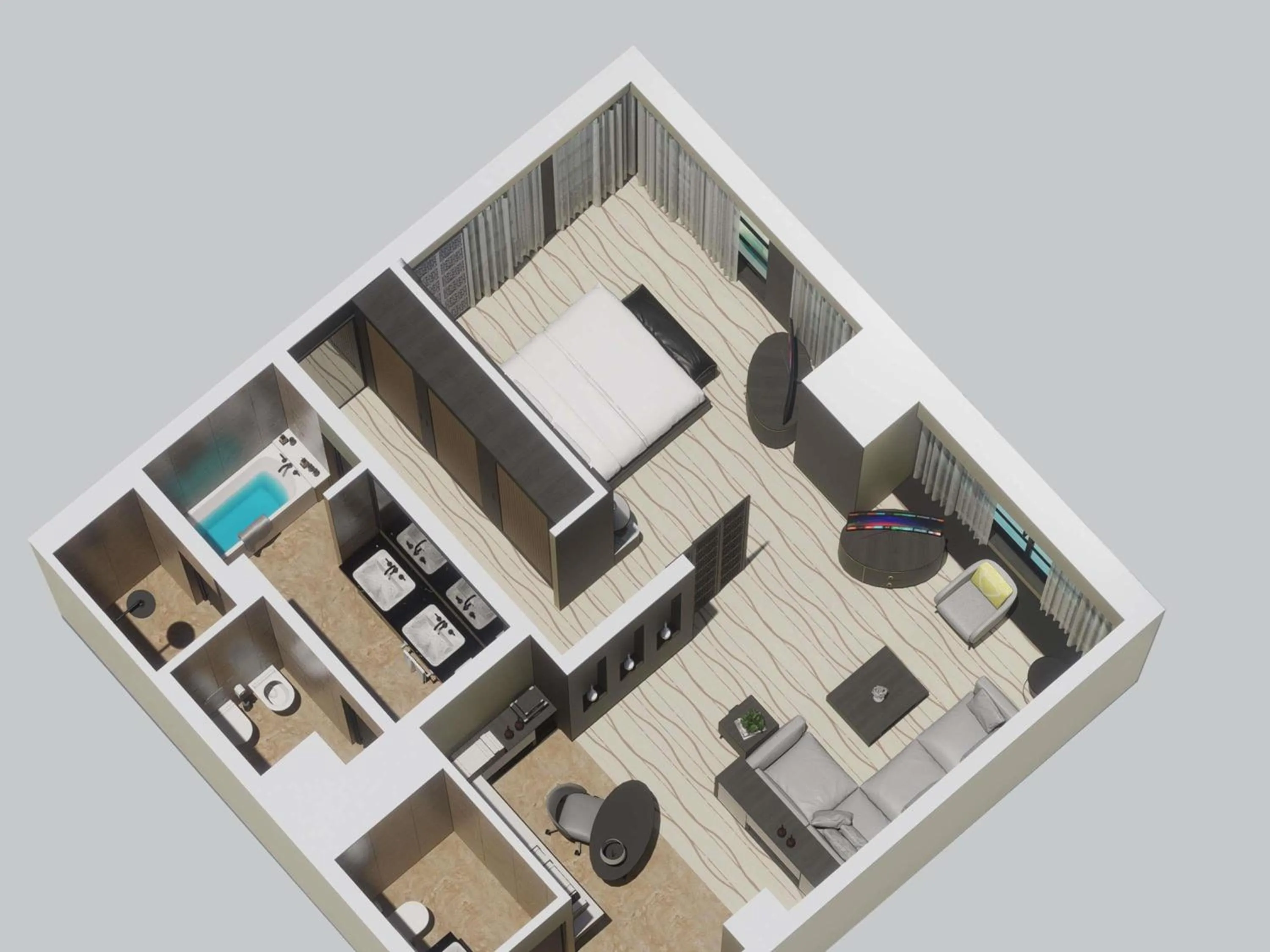 Bedroom in Sofitel Abu Dhabi Corniche