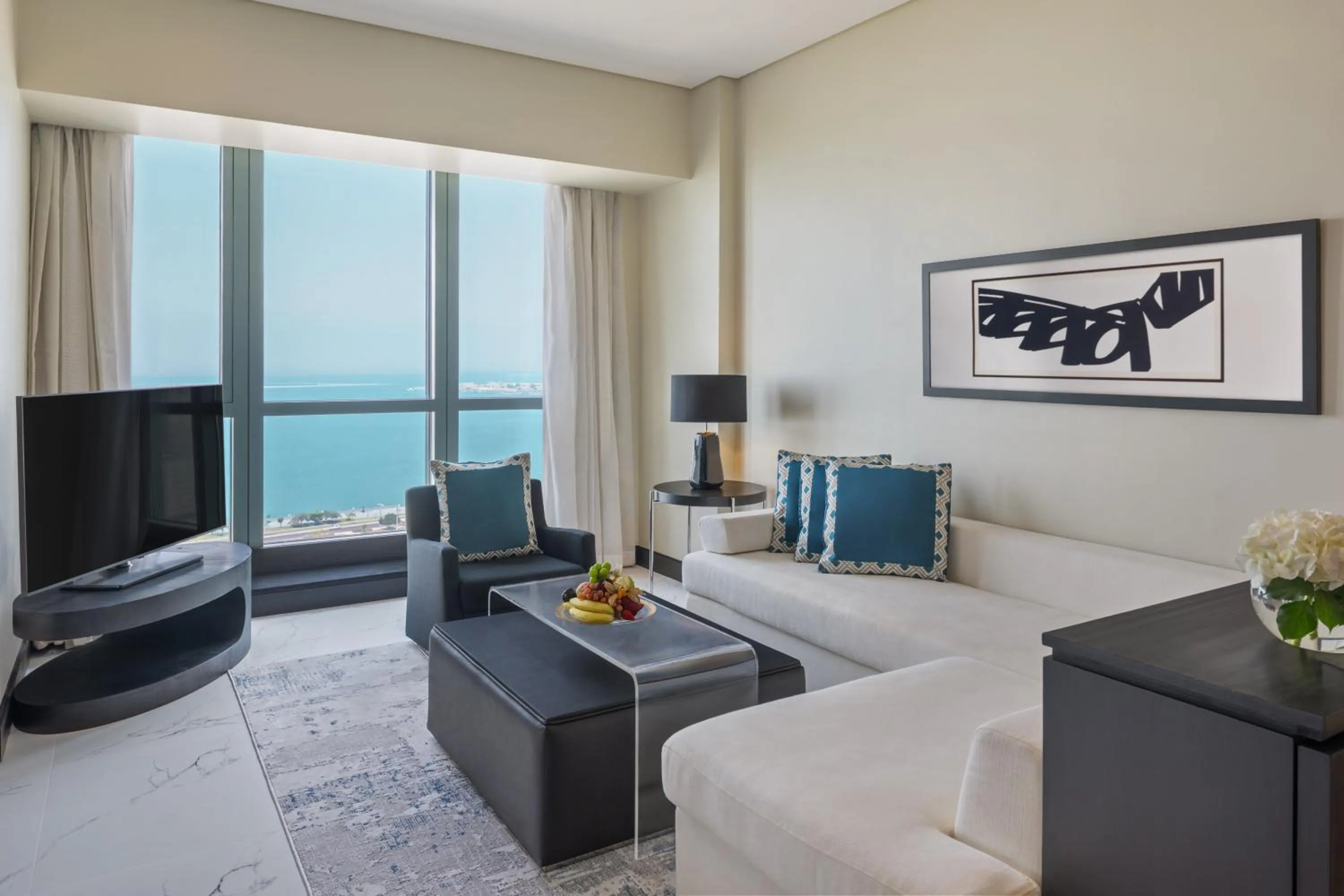 Living room in Sofitel Abu Dhabi Corniche