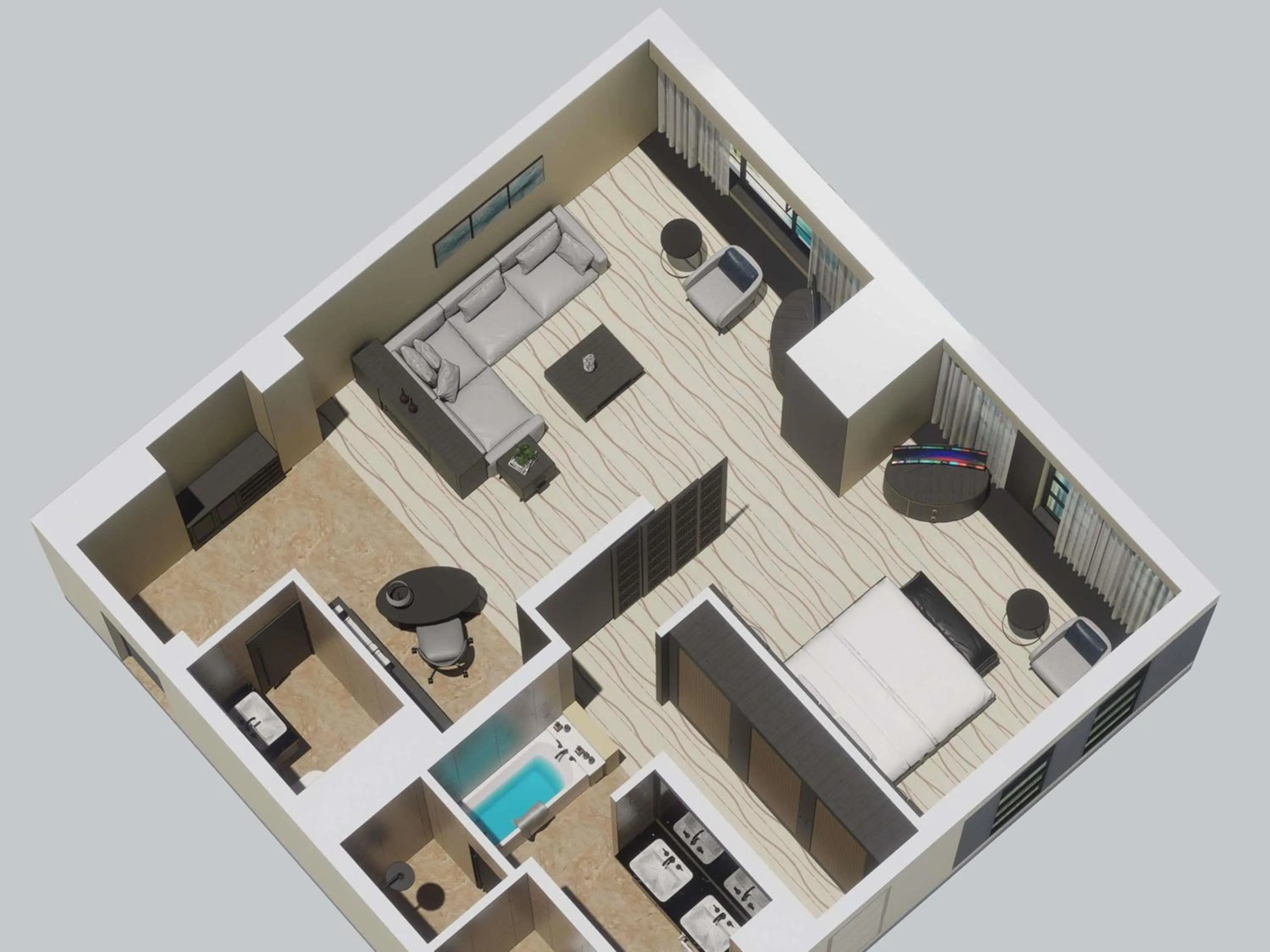 Bedroom in Sofitel Abu Dhabi Corniche