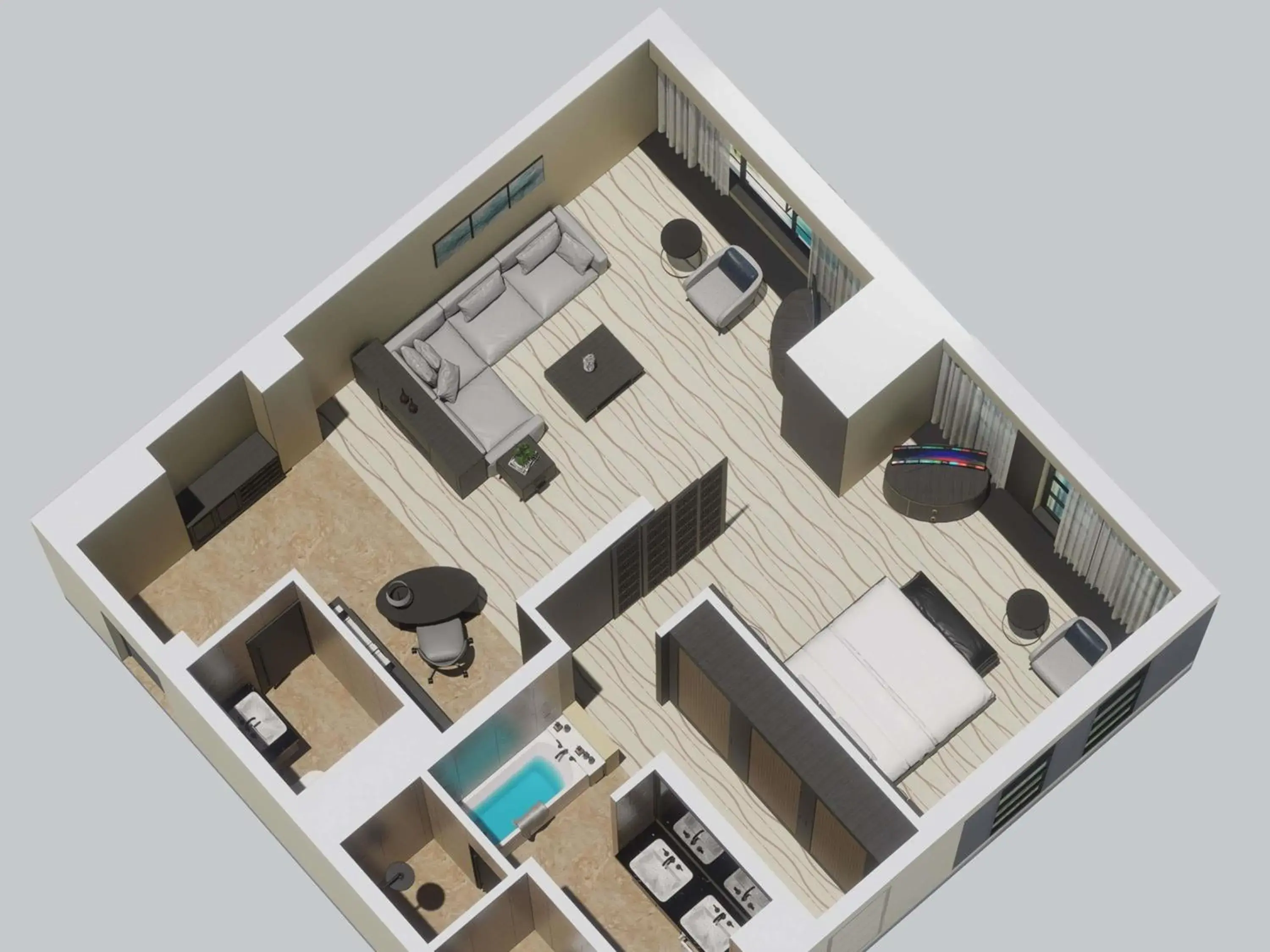 Bedroom in Sofitel Abu Dhabi Corniche Bedroom in Sofitel Abu Dhabi Corniche