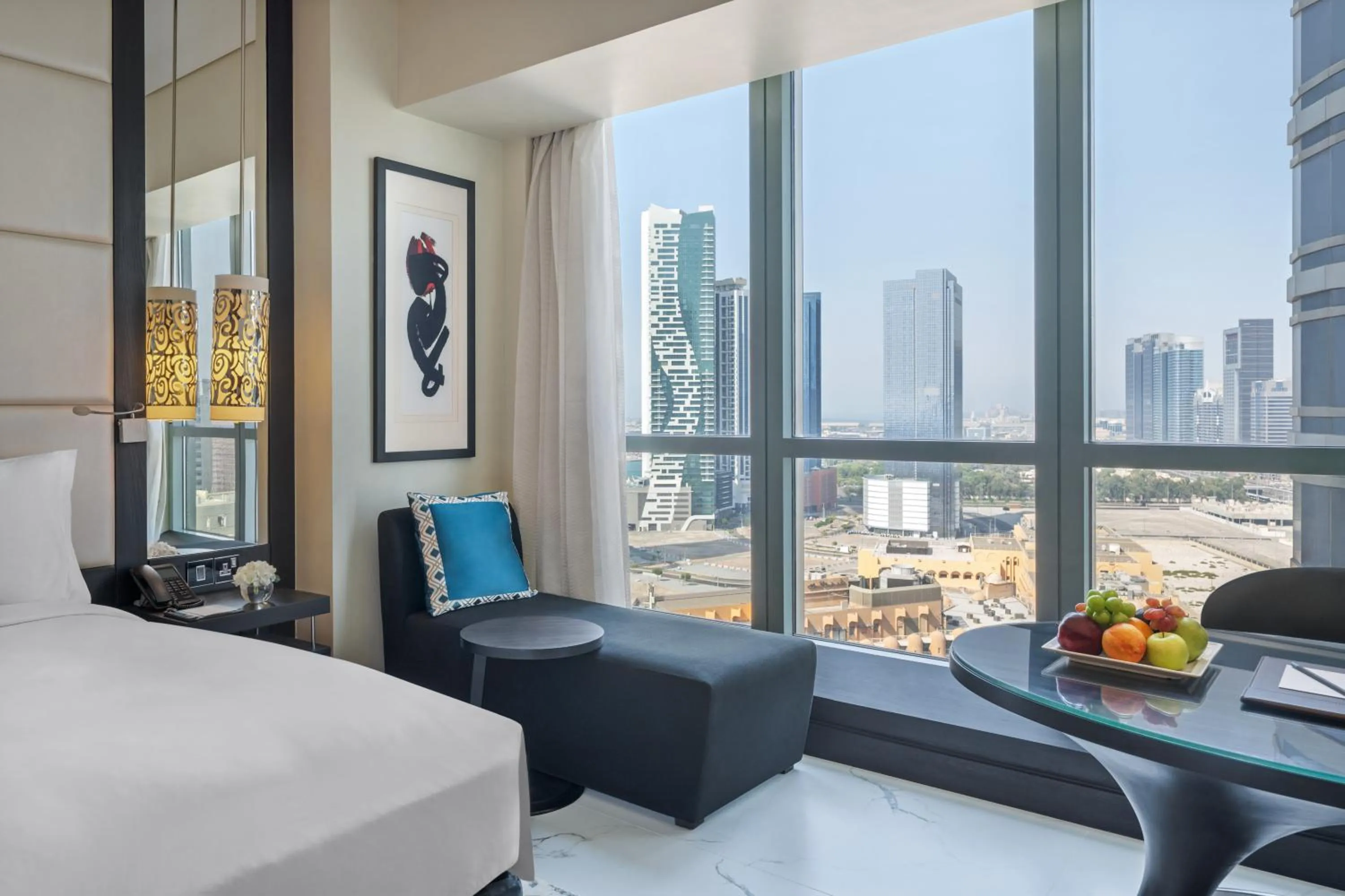 City view, Bed in Sofitel Abu Dhabi Corniche