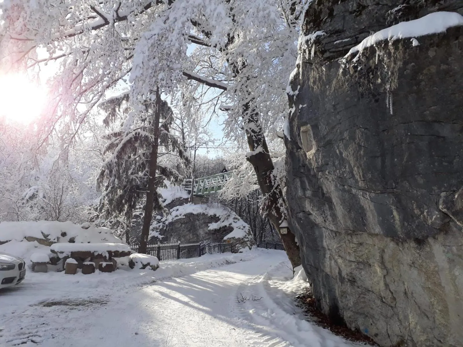 Winter in Burg Plankenstein