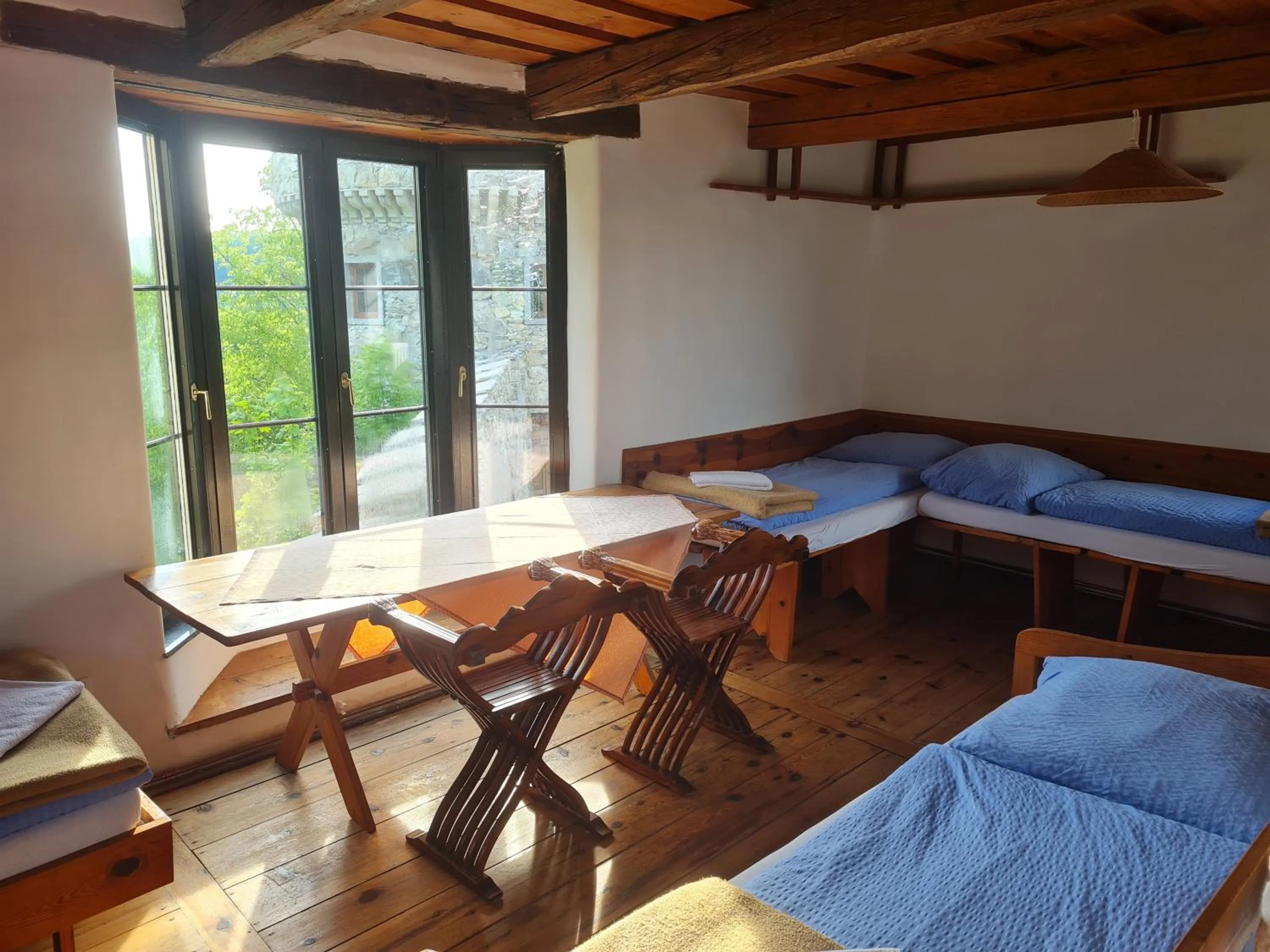 View (from property/room), Bed in Burg Plankenstein