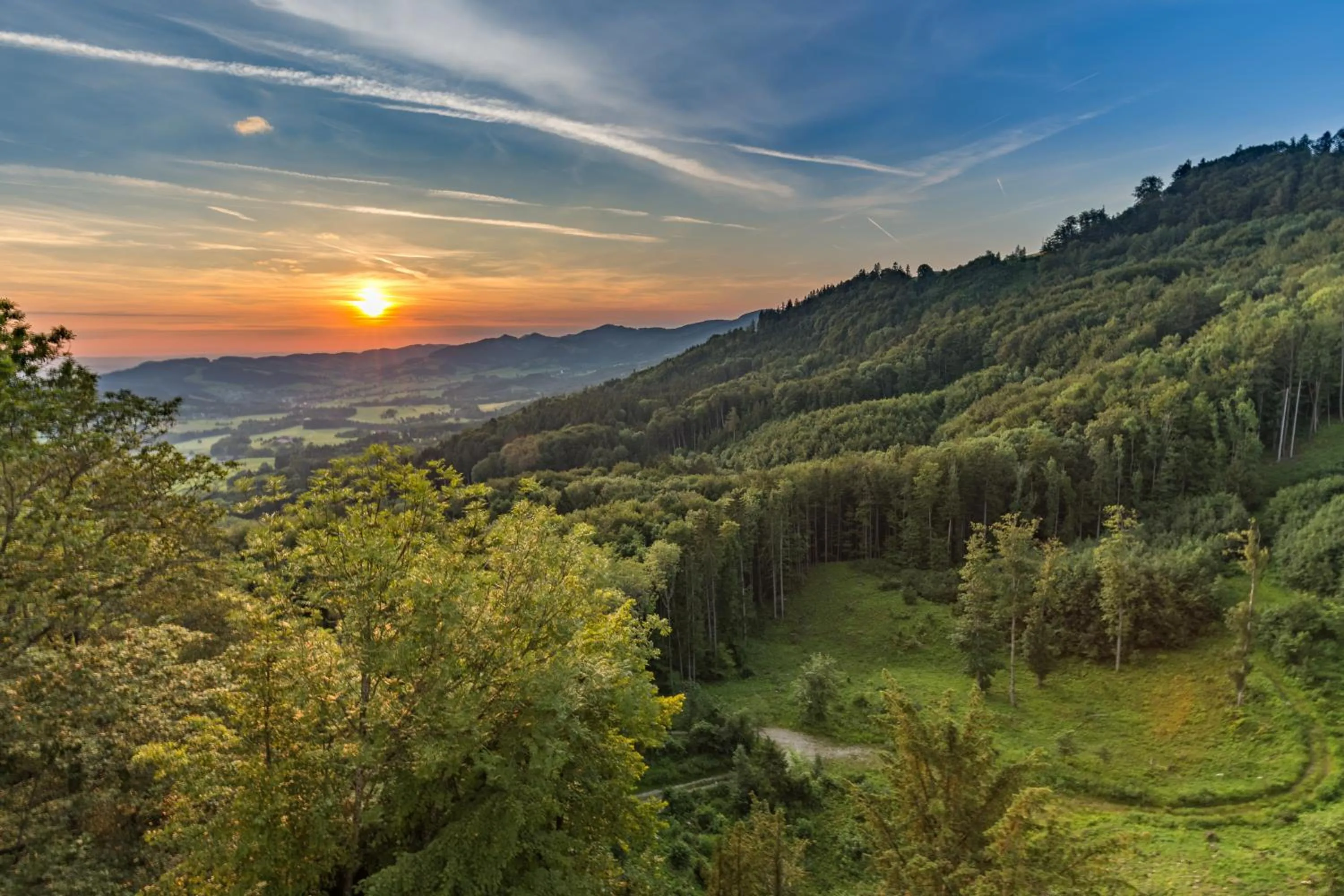 Natural landscape in Burg Plankenstein