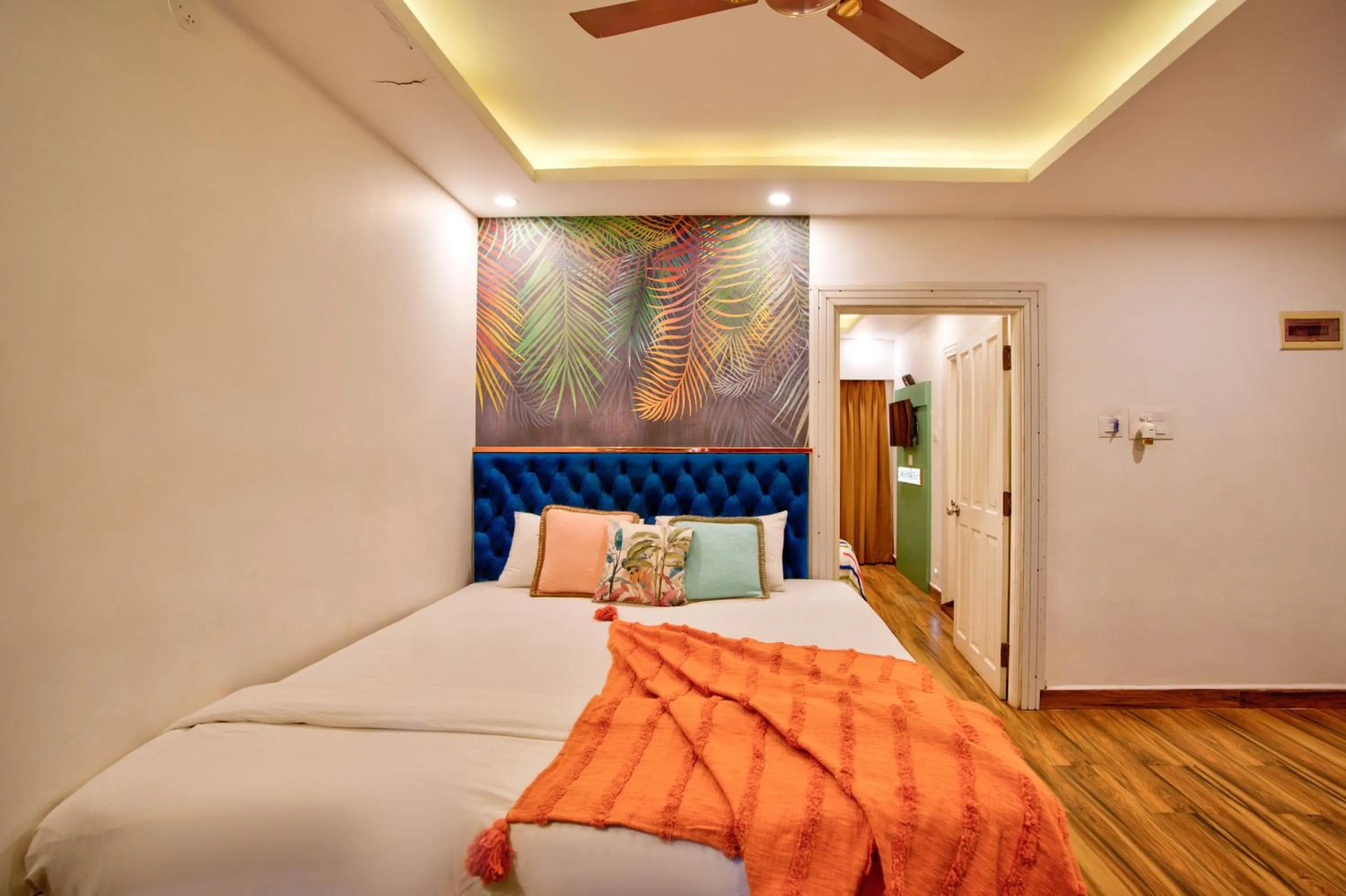 Bed in Lemonmint Svelton Manor