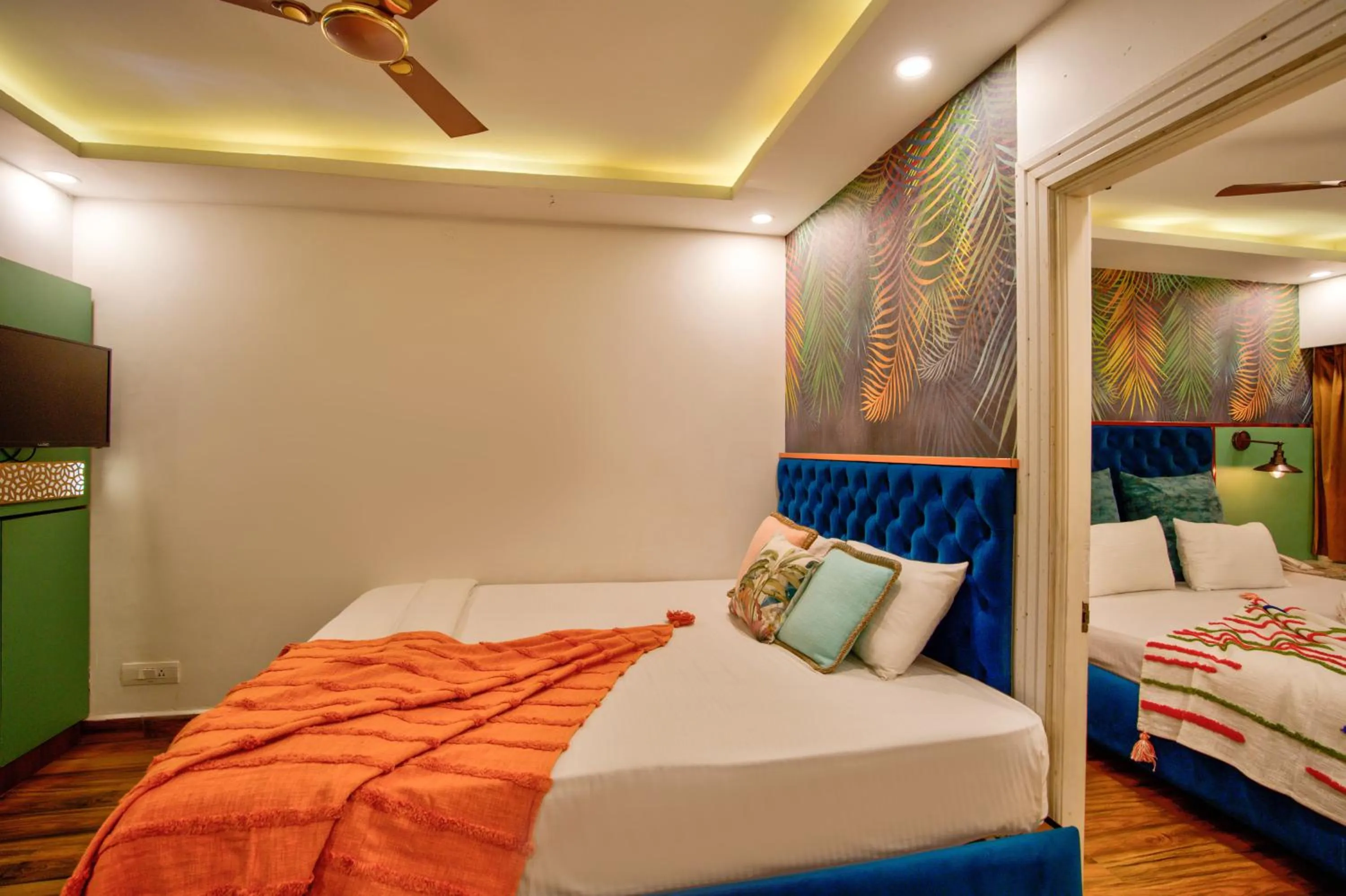 Bed in Lemonmint Svelton Manor