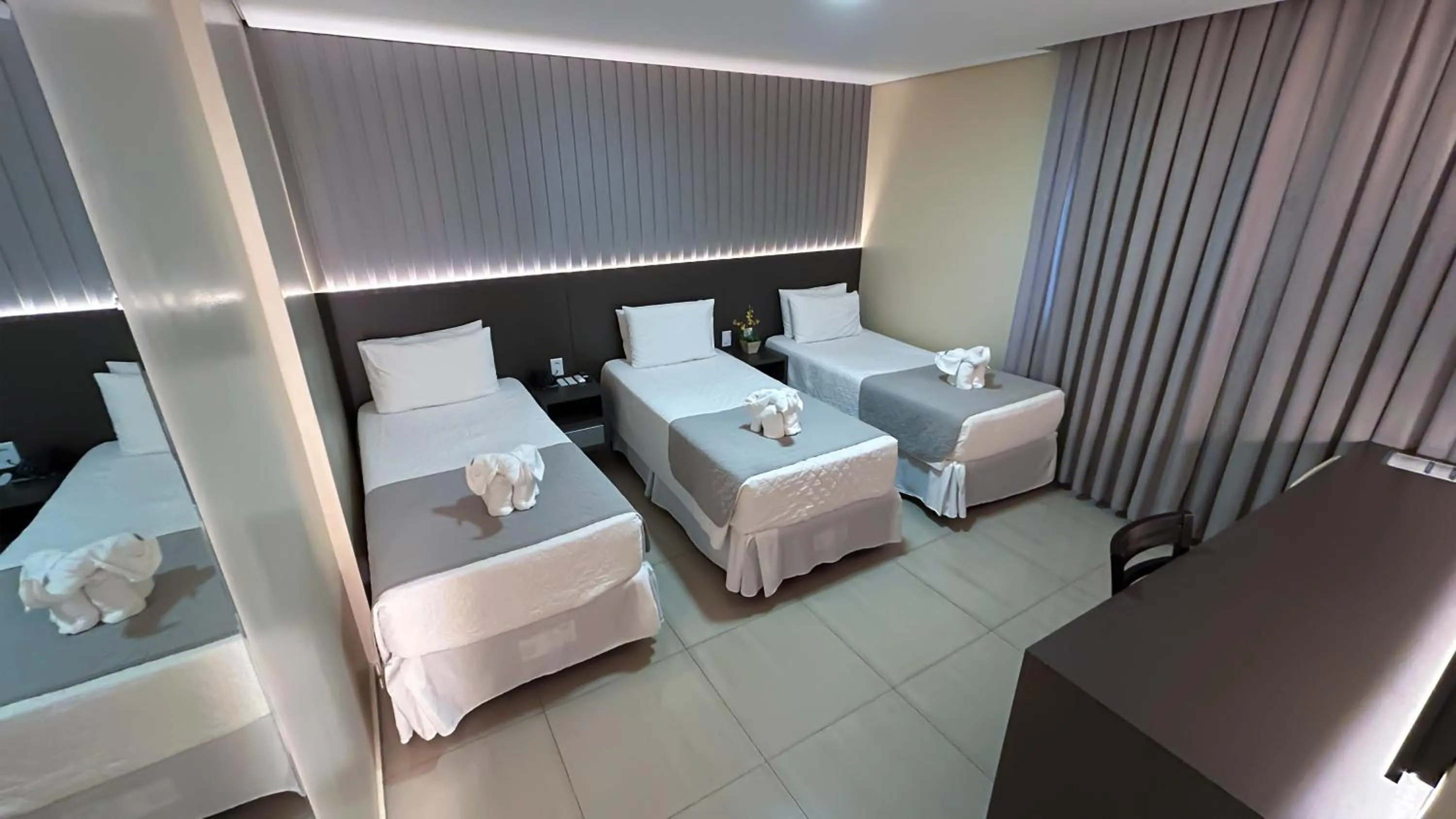 Bed in Pietro Angelo Hotel