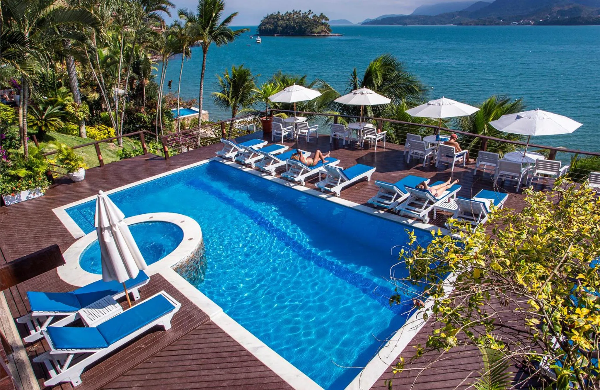 Pool view in Barra do Piuva Porto Hotel
