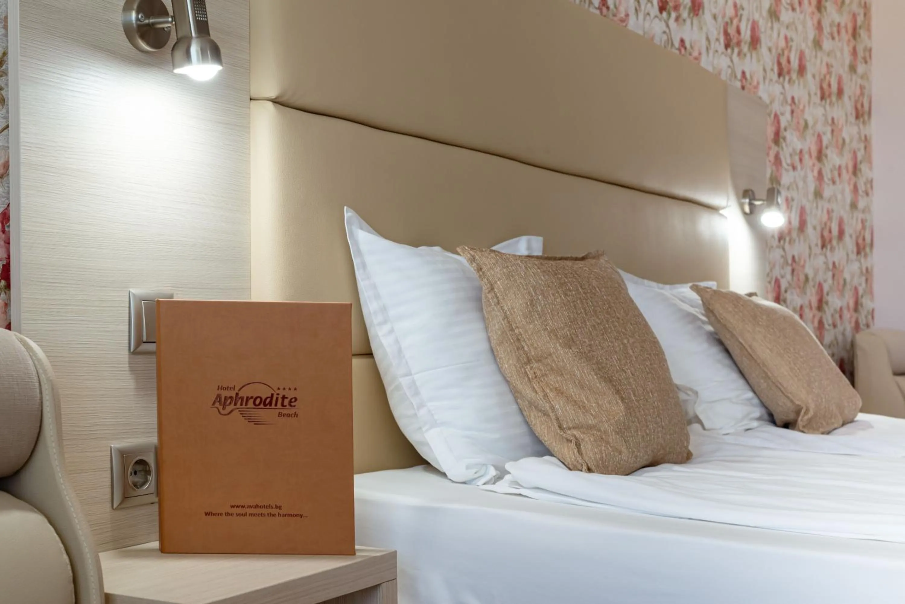 Bed in Aphrodite Beach Hotel