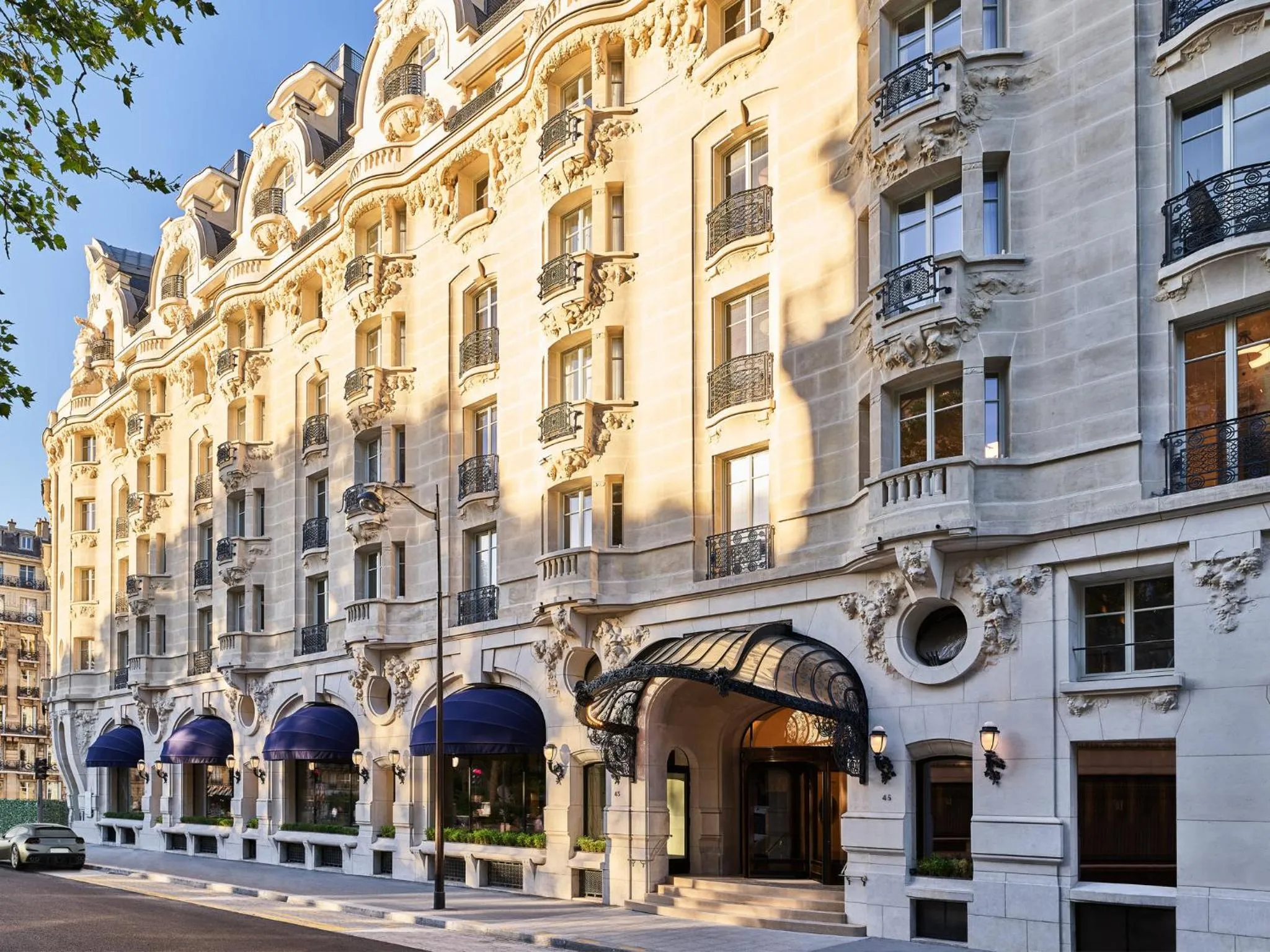 Facade/entrance in Mandarin Oriental Lutetia, Paris