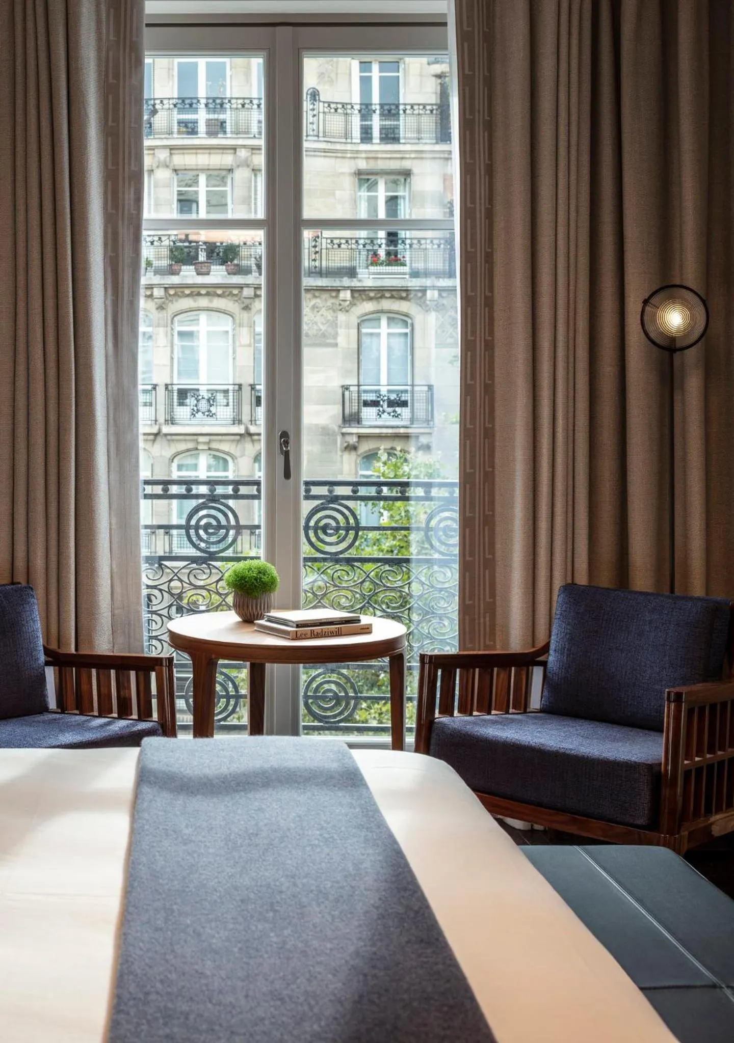 Bedroom, Bed in Mandarin Oriental Lutetia, Paris
