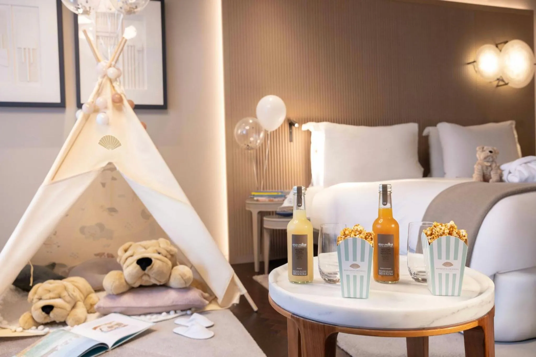 Children play ground, Bed in Mandarin Oriental Lutetia, Paris