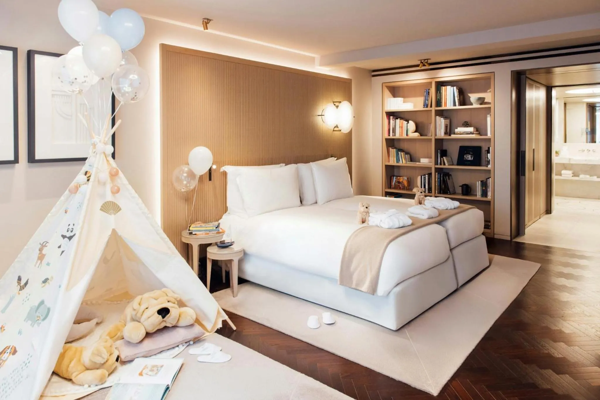 Children play ground, Bed in Mandarin Oriental Lutetia, Paris