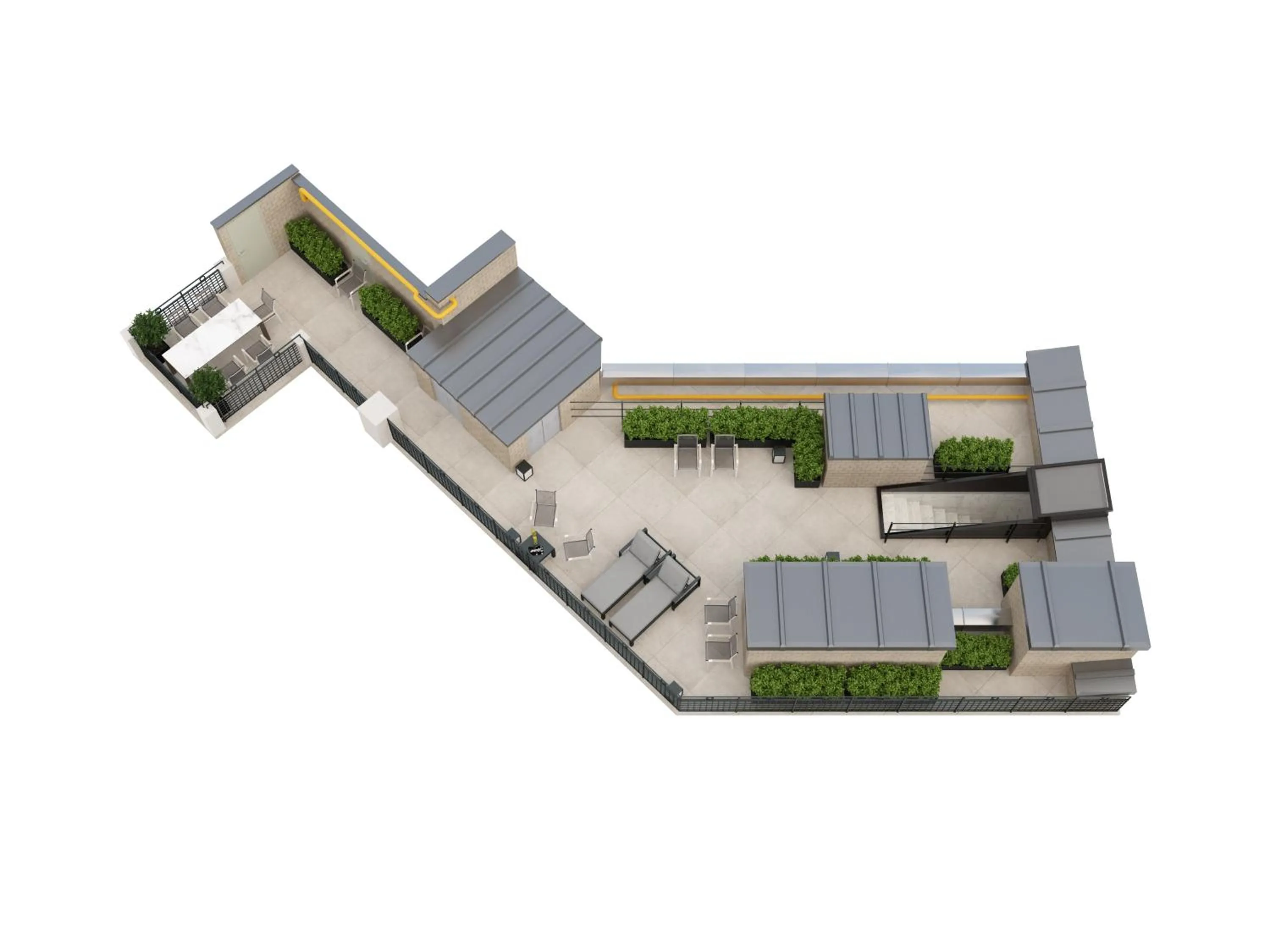 Floor plan in Mandarin Oriental Lutetia, Paris