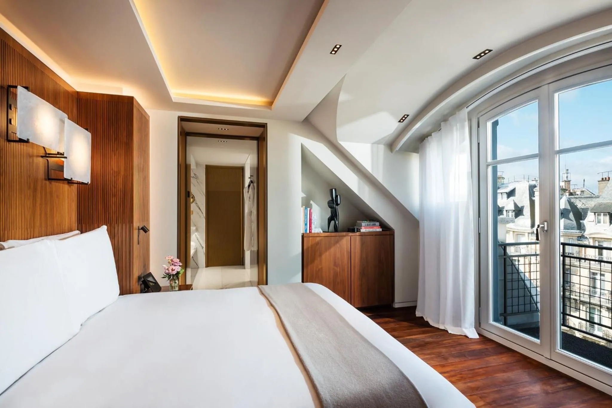 Photo of the whole room, Bed in Mandarin Oriental Lutetia, Paris