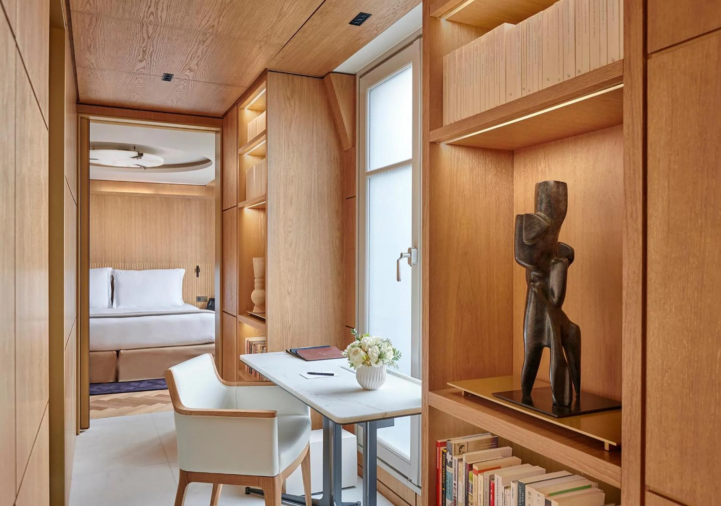 Photo of the whole room, Bed in Mandarin Oriental Lutetia, Paris