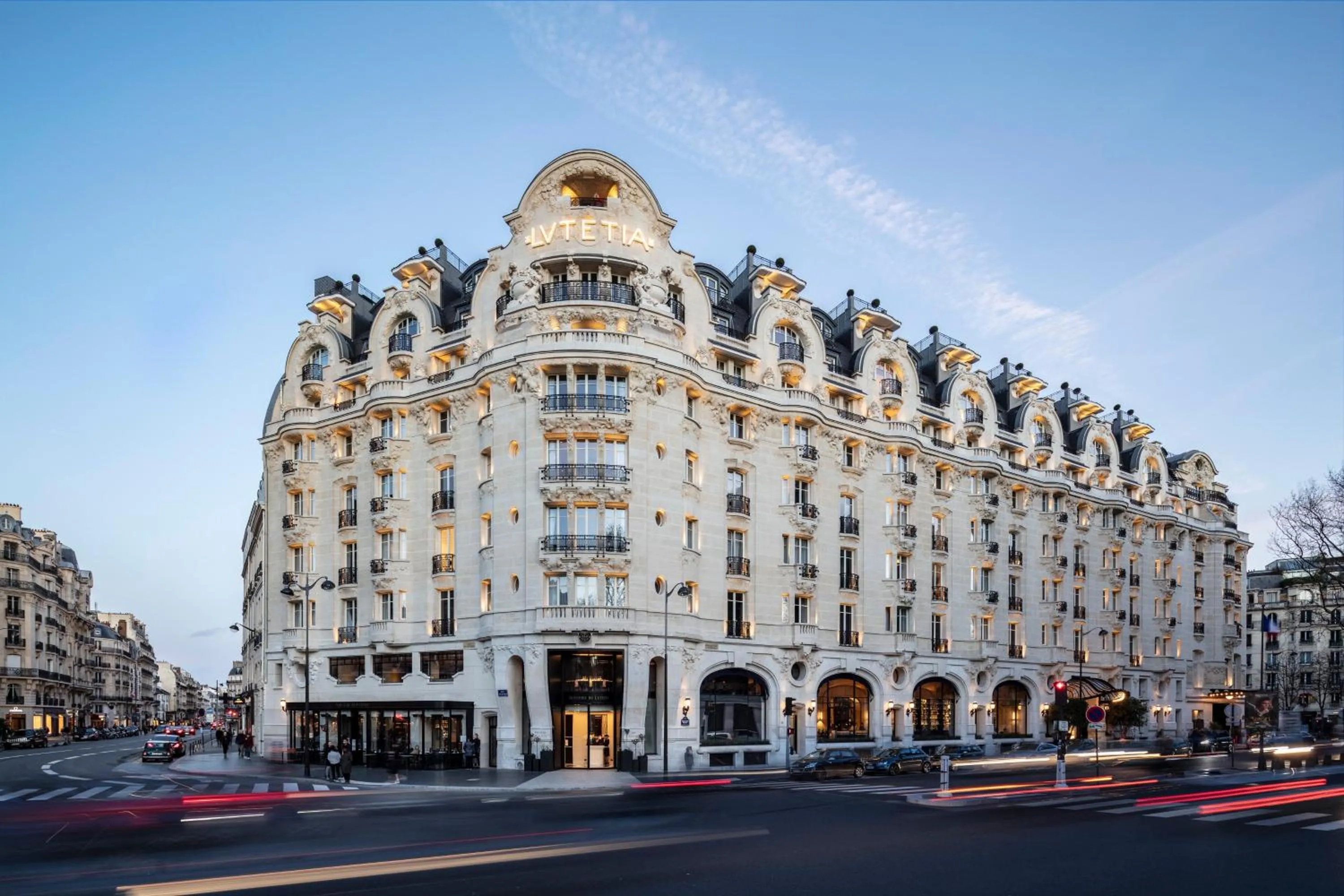 Facade/entrance in Mandarin Oriental Lutetia, Paris