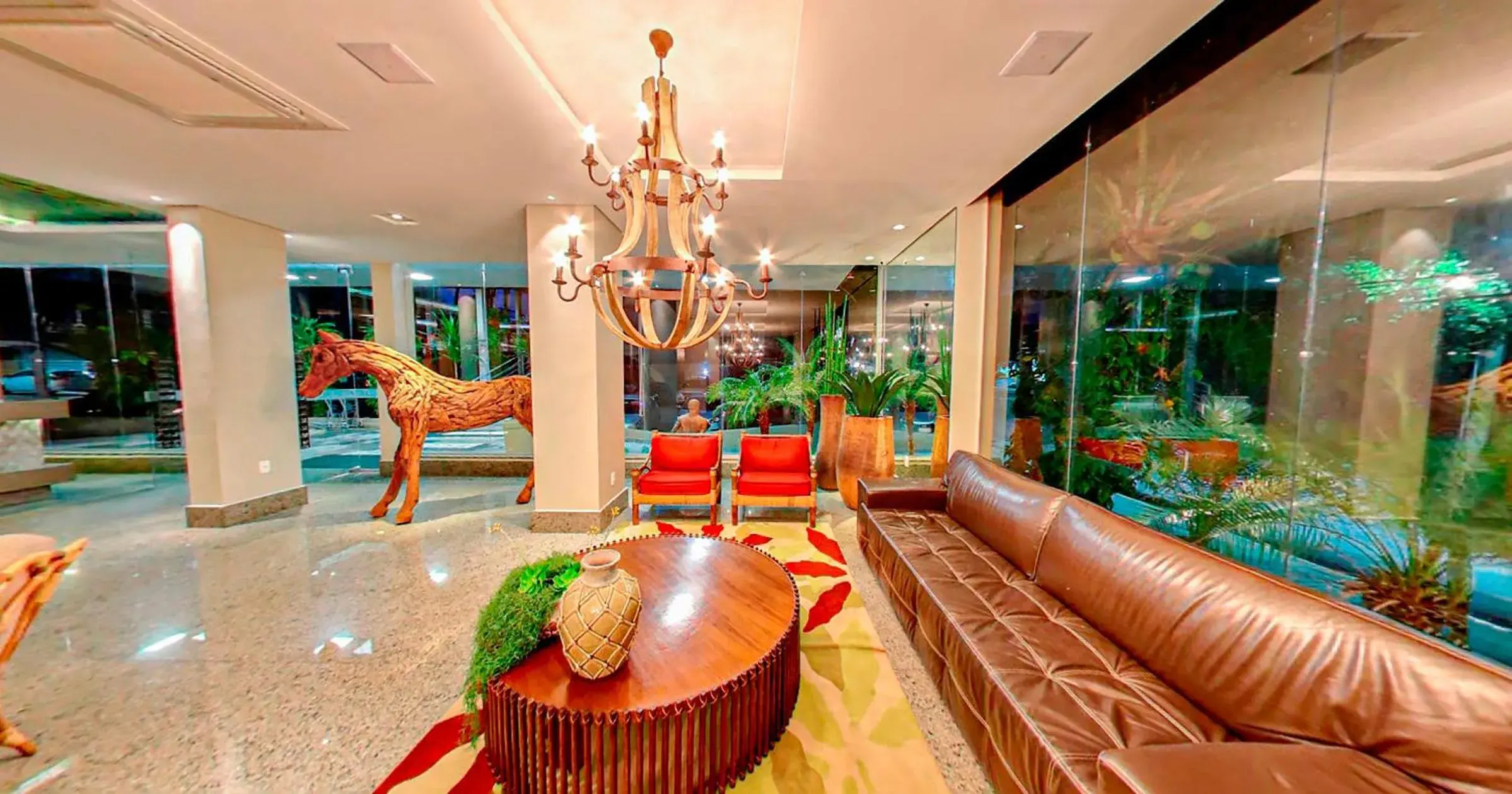 Living room in Amazon Plaza Hotel Living room in Amazon Plaza Hotel