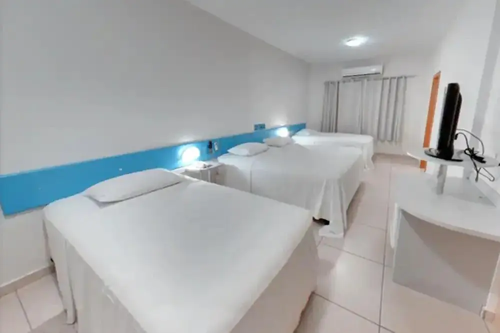 Bed in Amazon Plaza Hotel Bed in Amazon Plaza Hotel