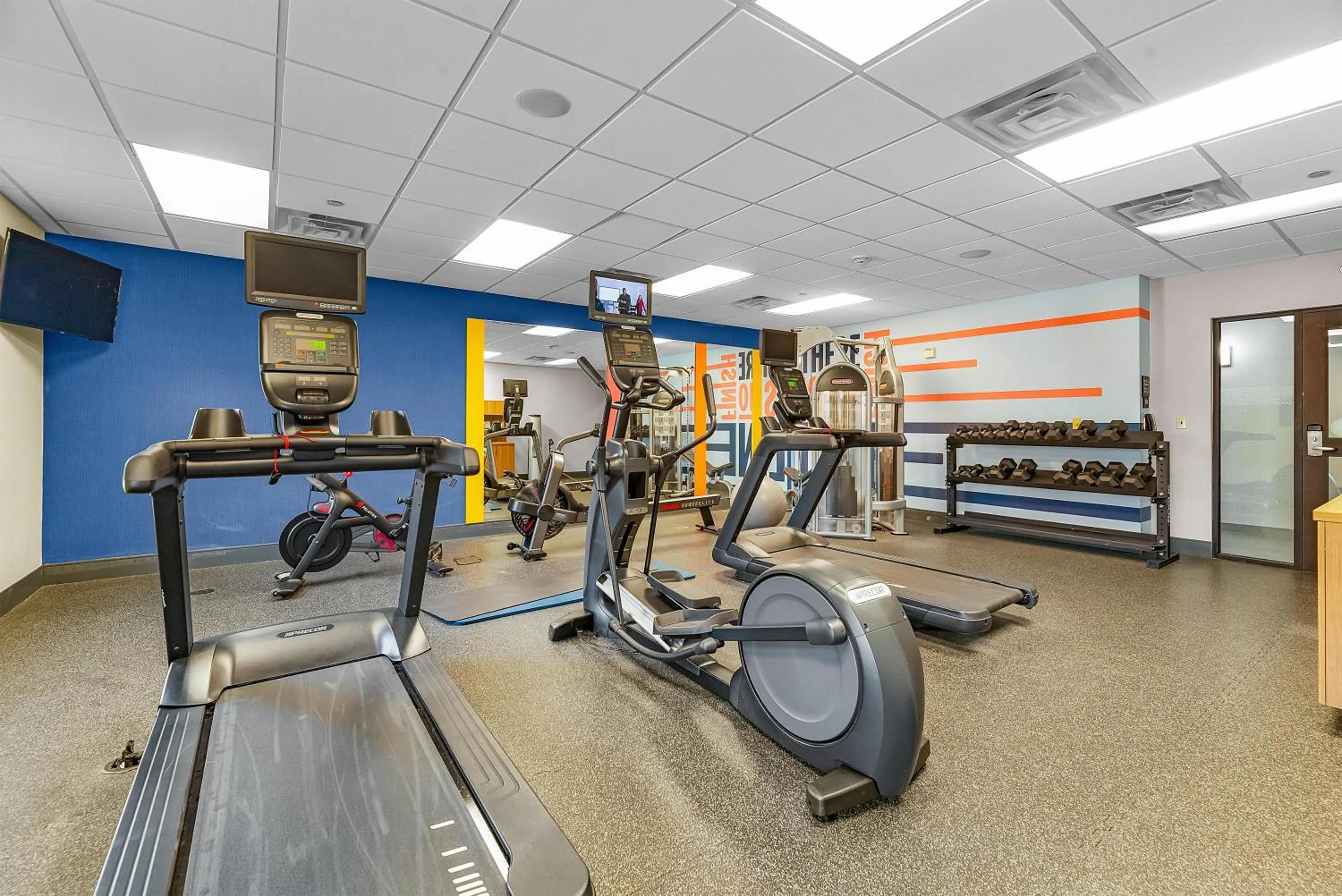 Fitness centre/facilities in Hampton Inn & Suites New Braunfels