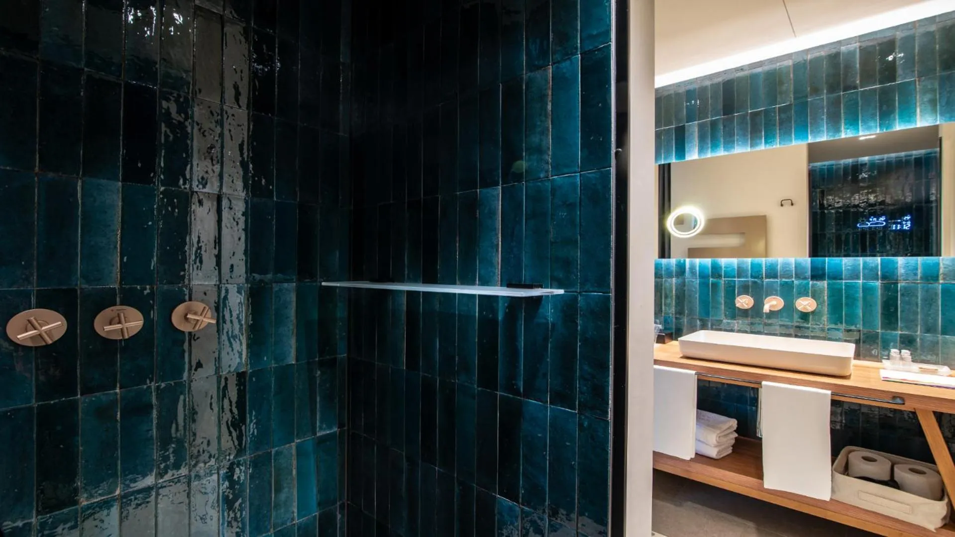 Bathroom in Terme Preistoriche Resort & Spa