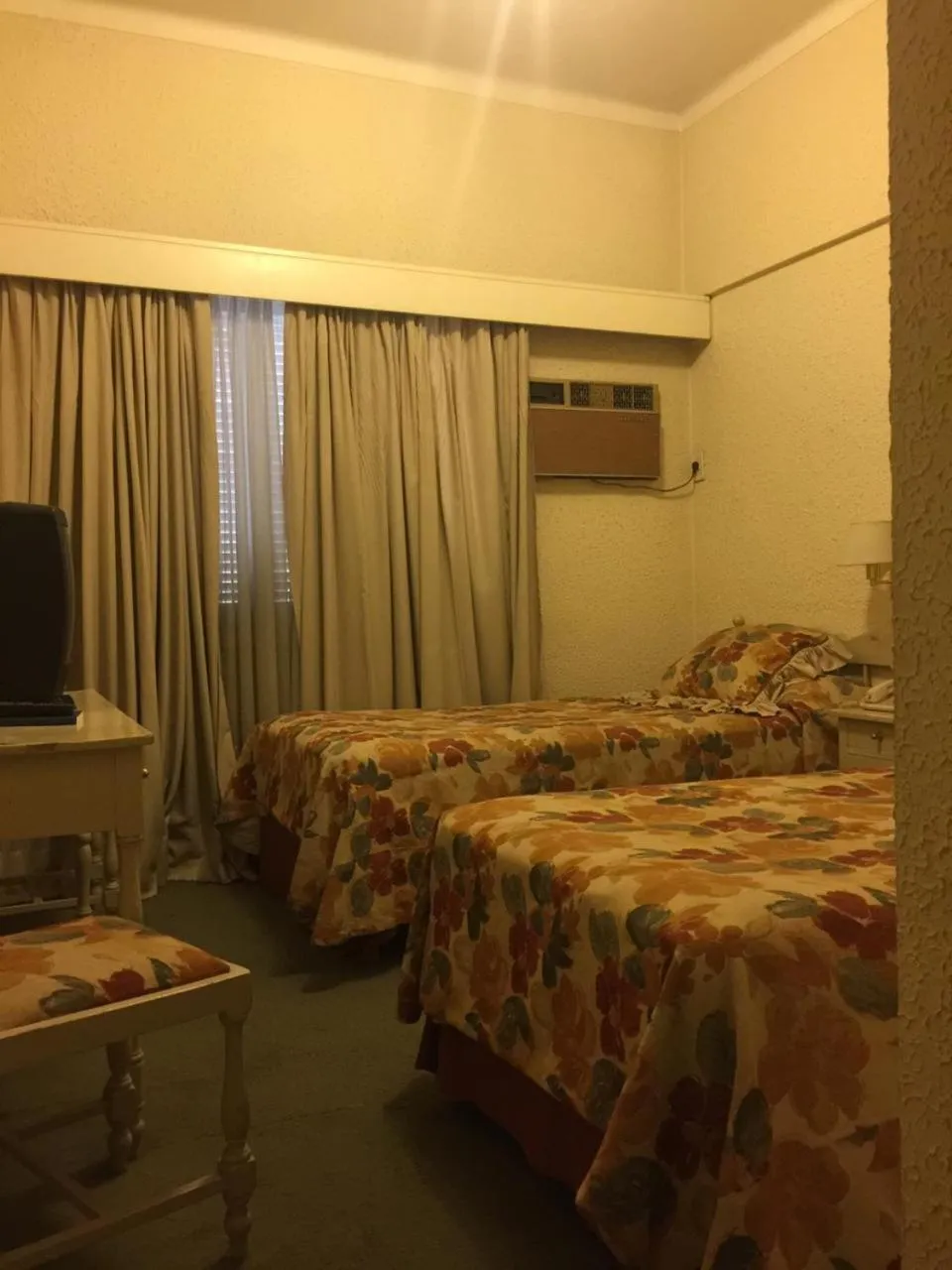 Bed in Hotel Cervantes