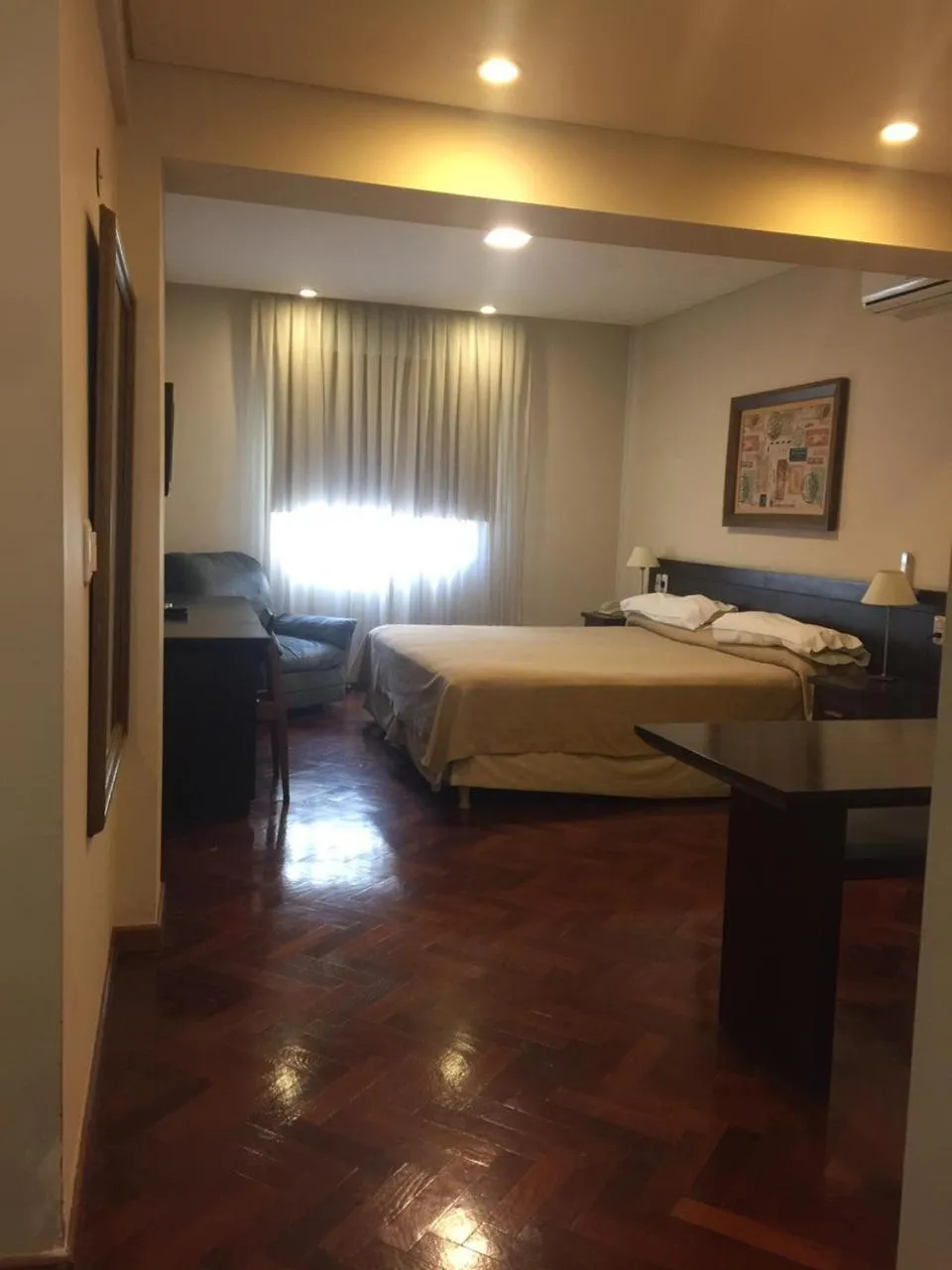 Bed in Hotel Cervantes