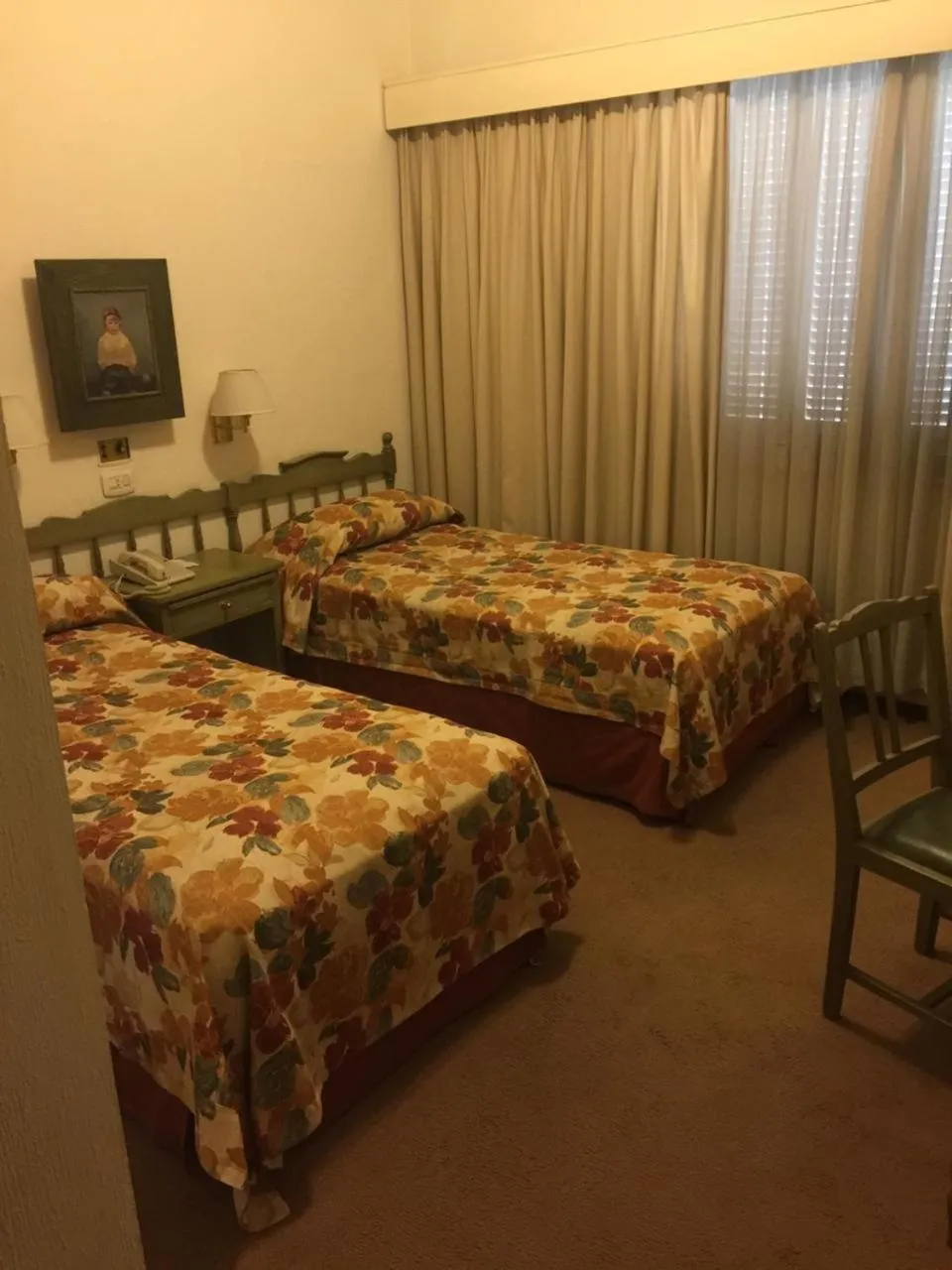 Bed in Hotel Cervantes