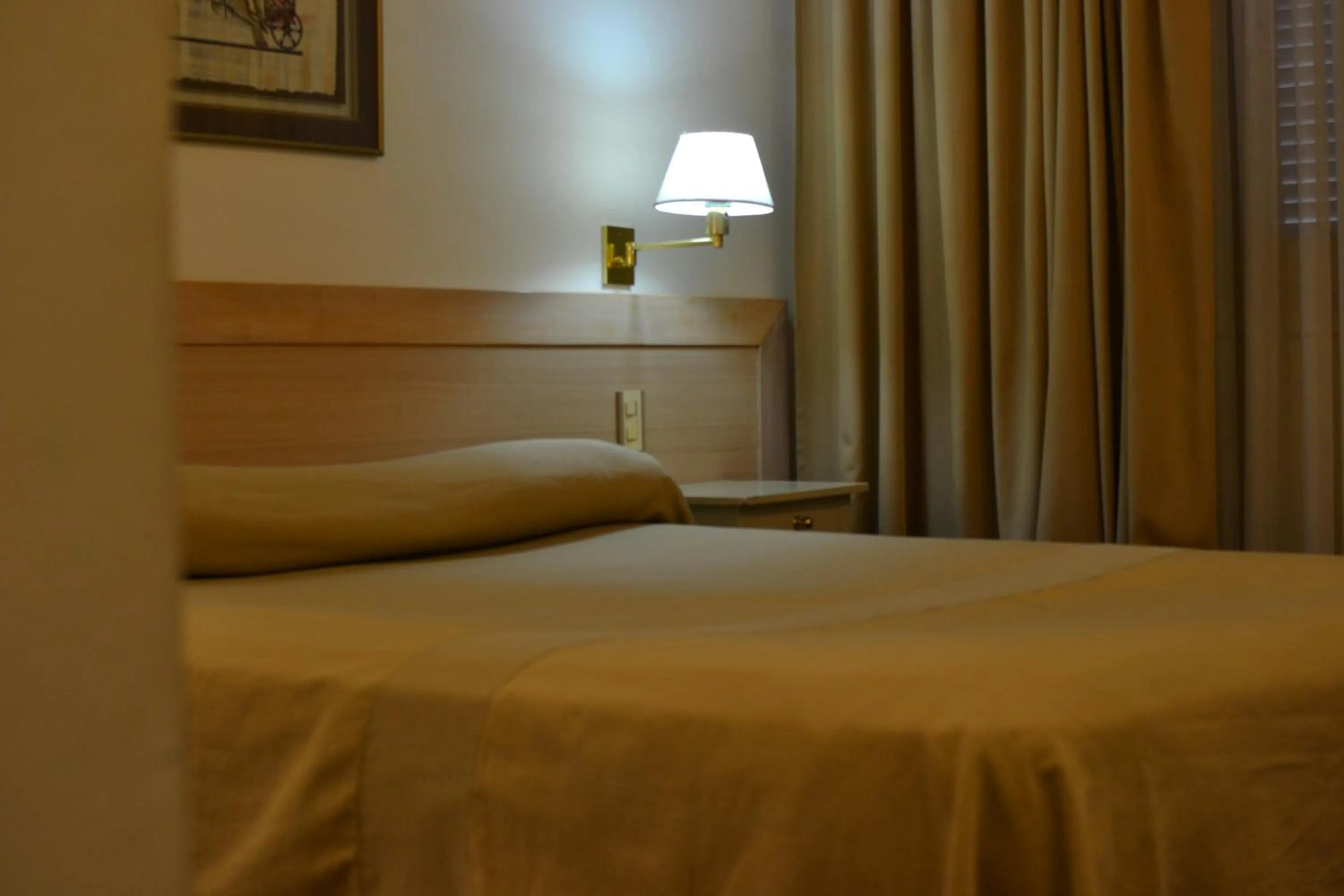 Bed in Hotel Cervantes