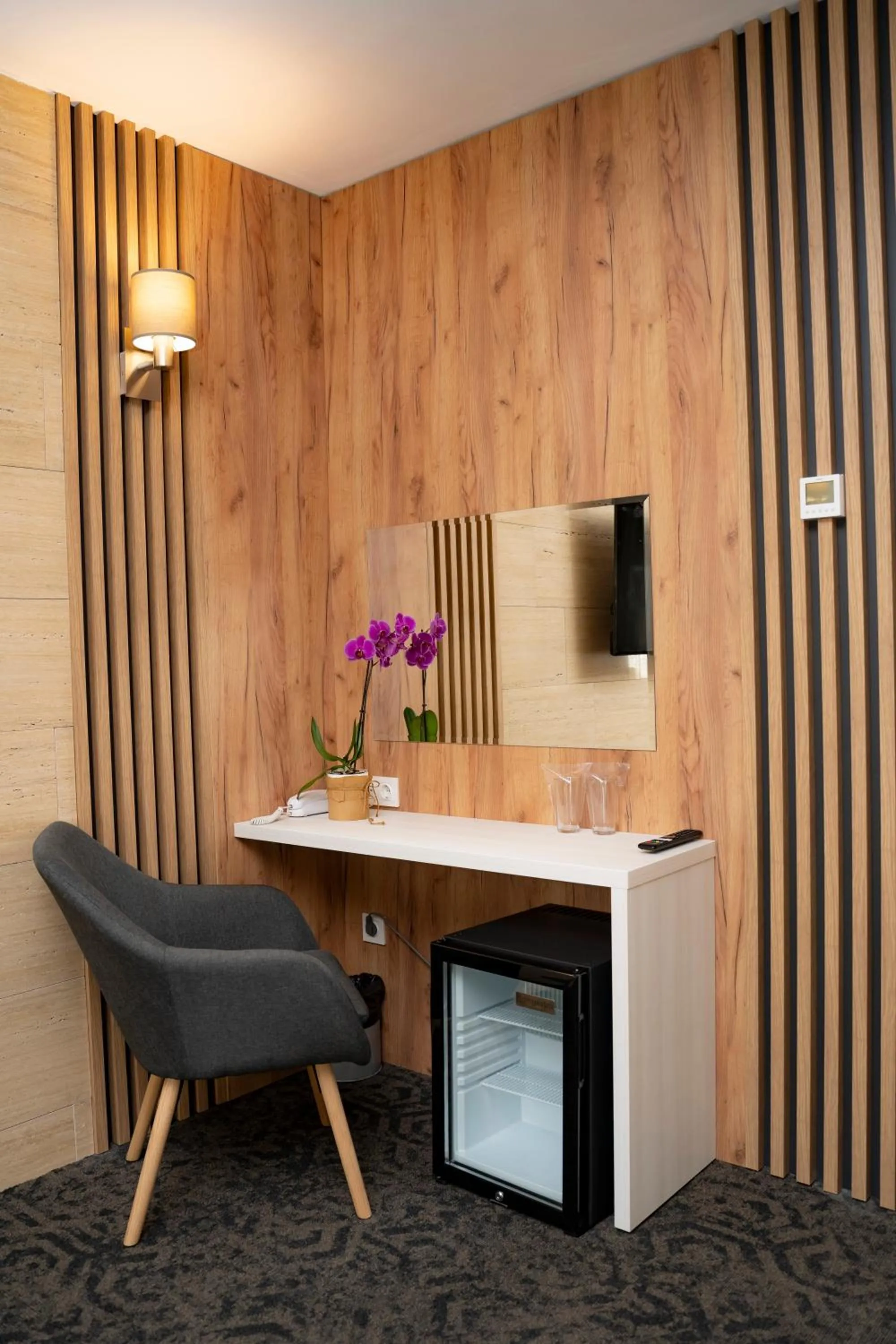 Bedroom in Aqua Hotel