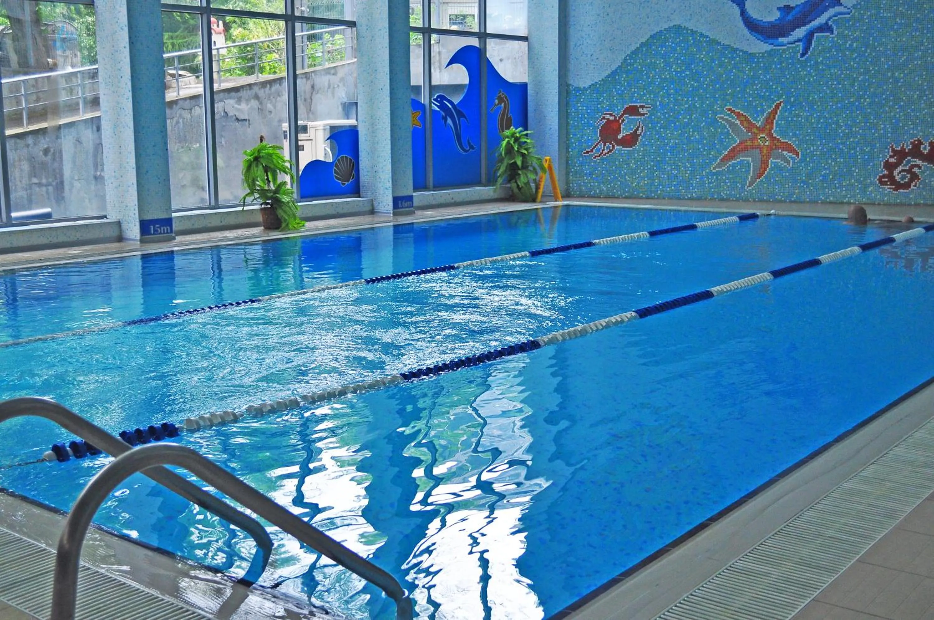 Swimming pool in Aqua Hotel