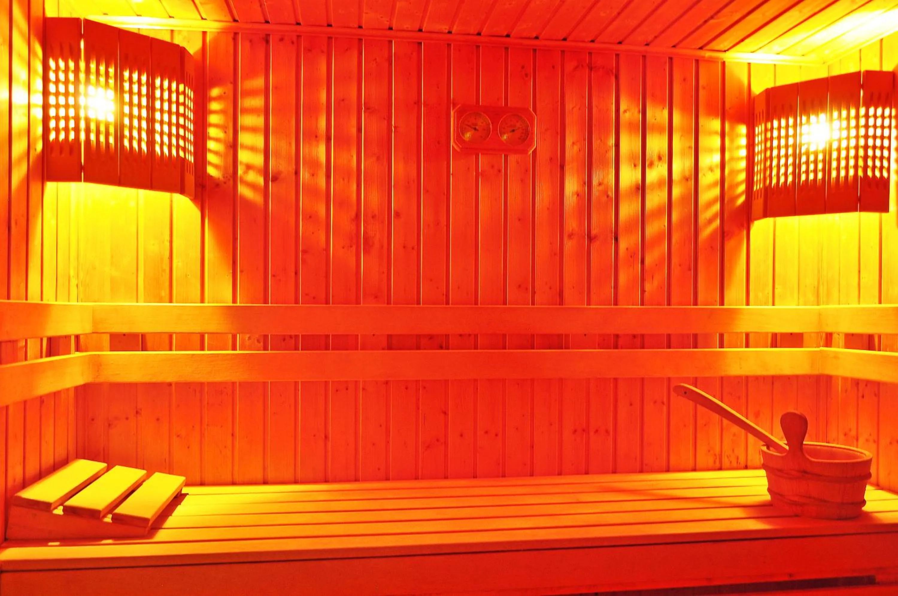 Sauna in Aqua Hotel